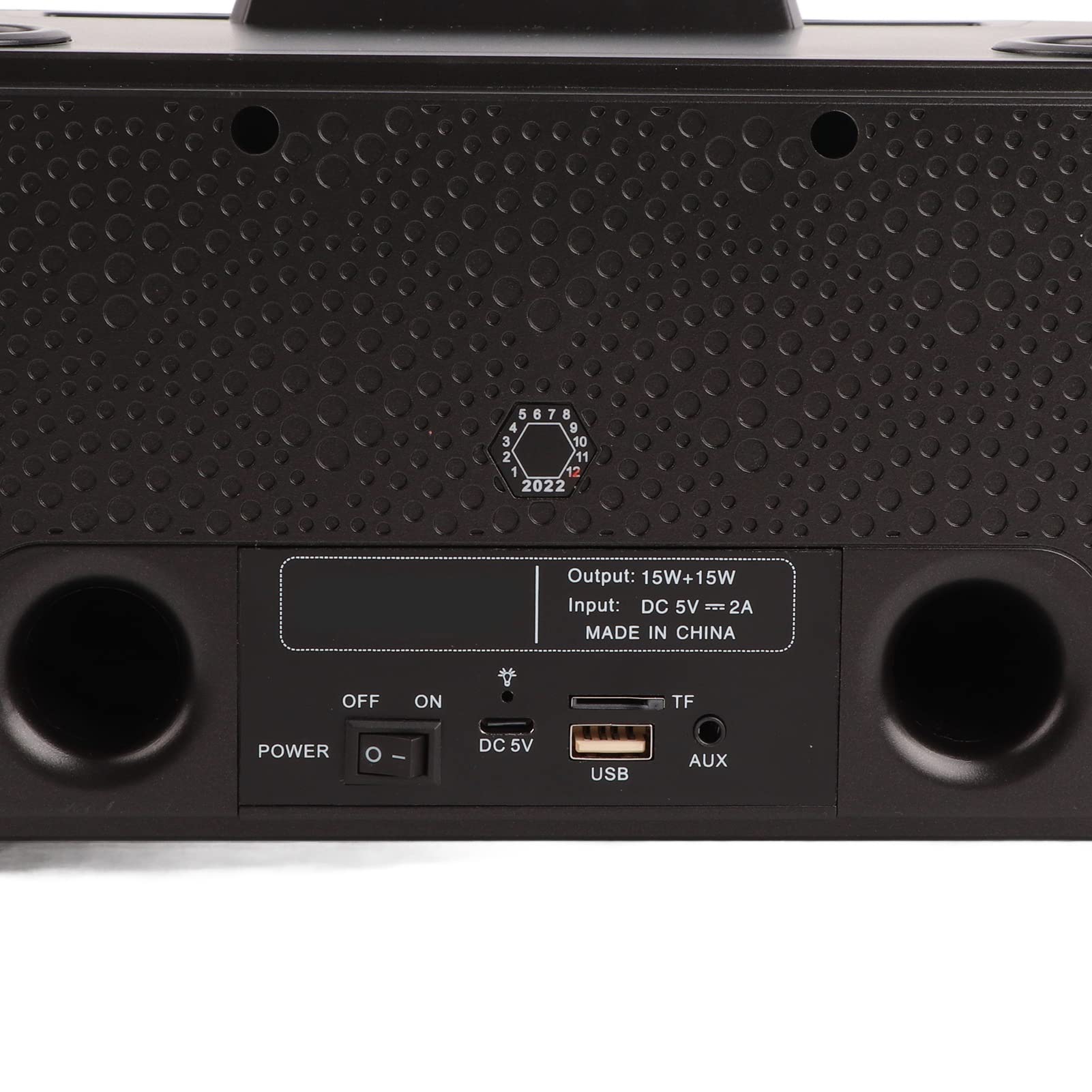 Wireless Bluetooth Karaoke Machine with Microphone - Portable Speaker for Home Parties, Singing, Live Audio & Disco Fun - Perfect for Family Gatherings & Entertainment (Black)