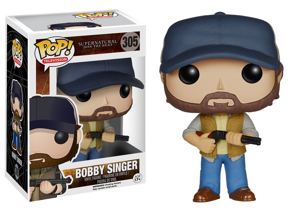 Funko POP TV: Supernatural - Bobby Singer Collectible Vinyl Figure | Officially Licensed | Perfect for Supernatural Fans, Gift for Collectors, Home & Office Display