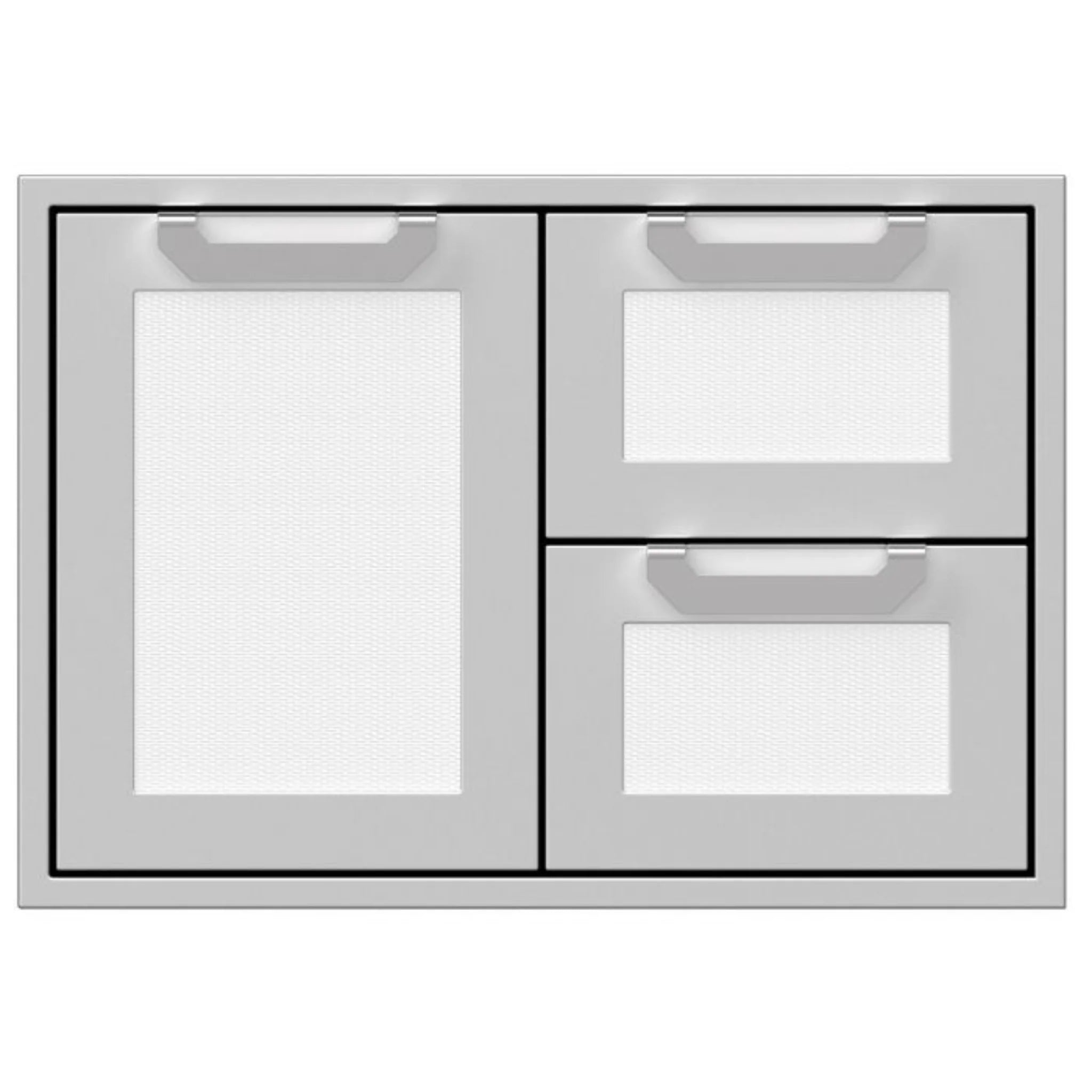 Hestan 30-Inch Outdoor Combo Door/Drawer Stainless Steel Grill Cabinet - Perfect for Backyard BBQ, Patio Cooking & Outdoor Kitchen Setup