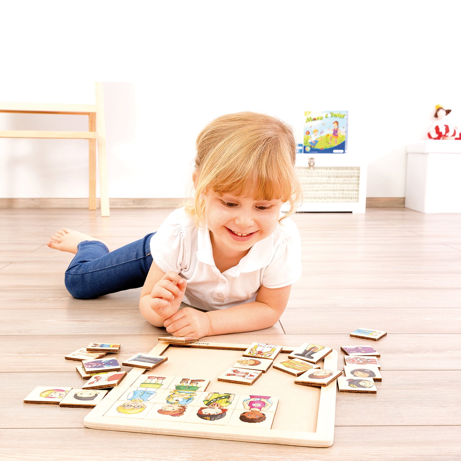 Beleduc Match & Mix Cultural Kids Wooden Puzzle - 30 Piece Educational Toy for Children | Perfect for Learning World Cultures & Developing Fine Motor Skills at Home or School