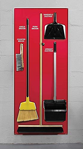 NMC SBK106ACP 5S Janitorial Shadow Board - 68