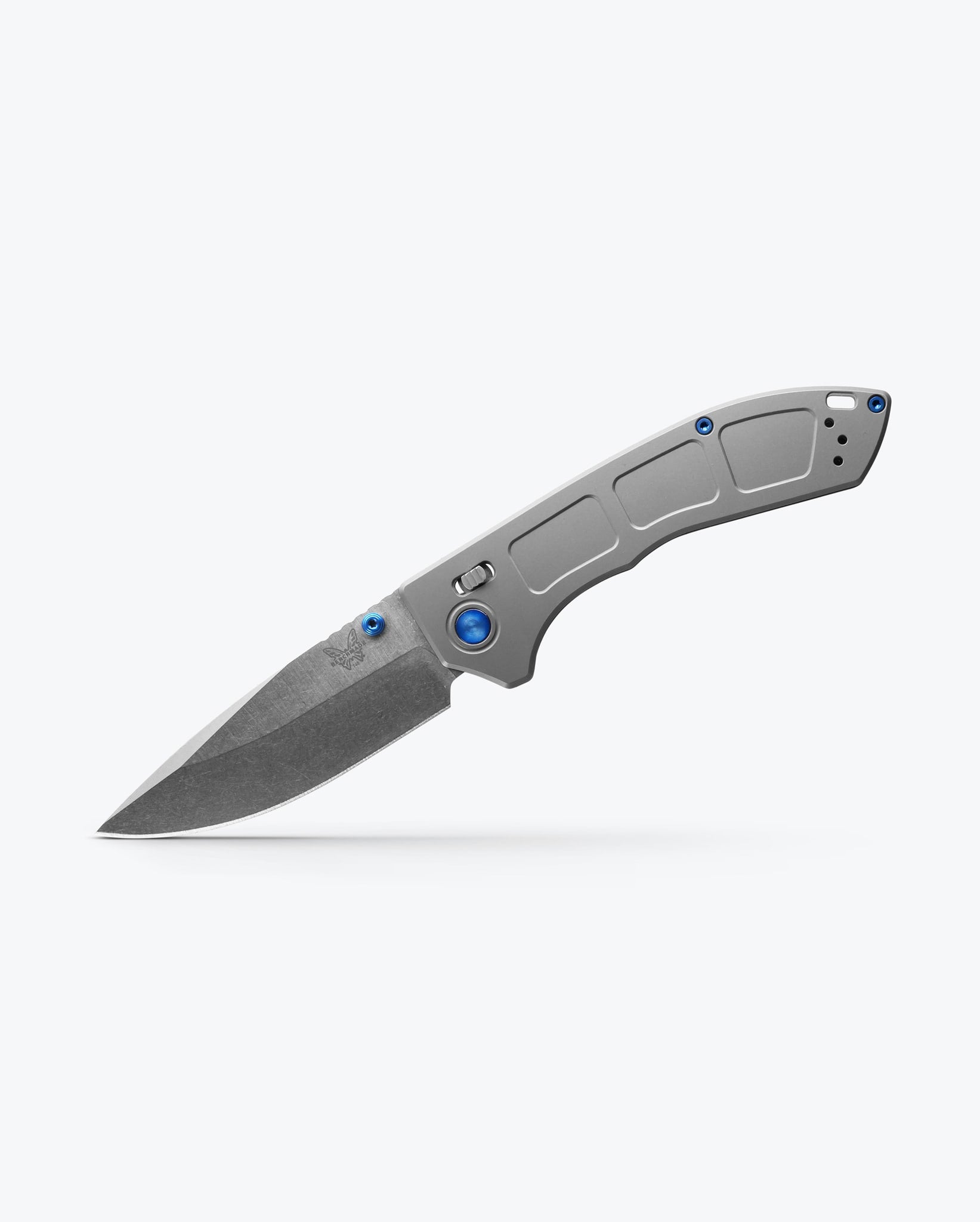 Narrows™ Gray Titanium Drop Point Knife - Premium EDC Folding Pocket Knife for Outdoor Camping, Hiking & Survival Gear