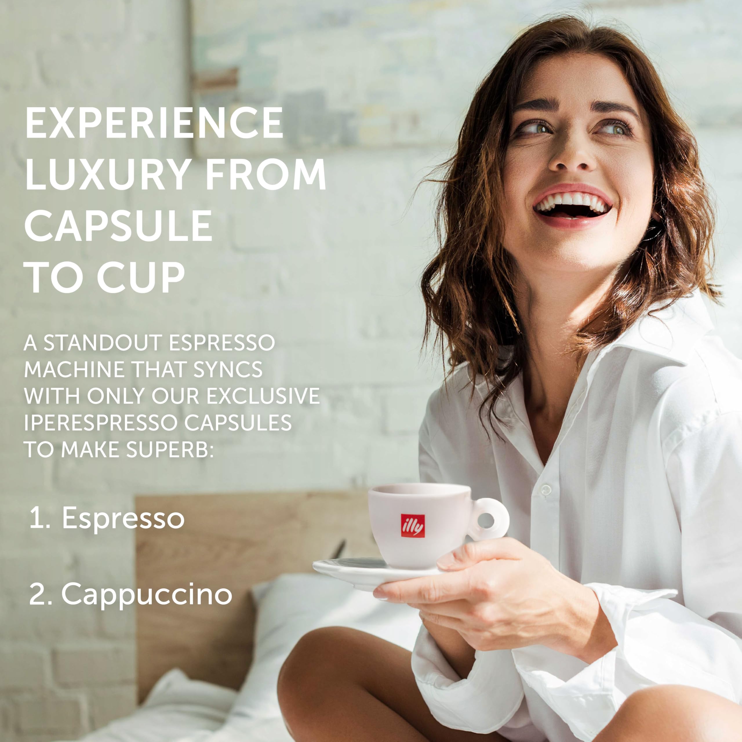 Illy X7.1 Single-Serve Espresso Machine with Milk Frother - Barista Quality for iperEspresso Capsules - Compact Black Coffee Maker for Home & Office Use