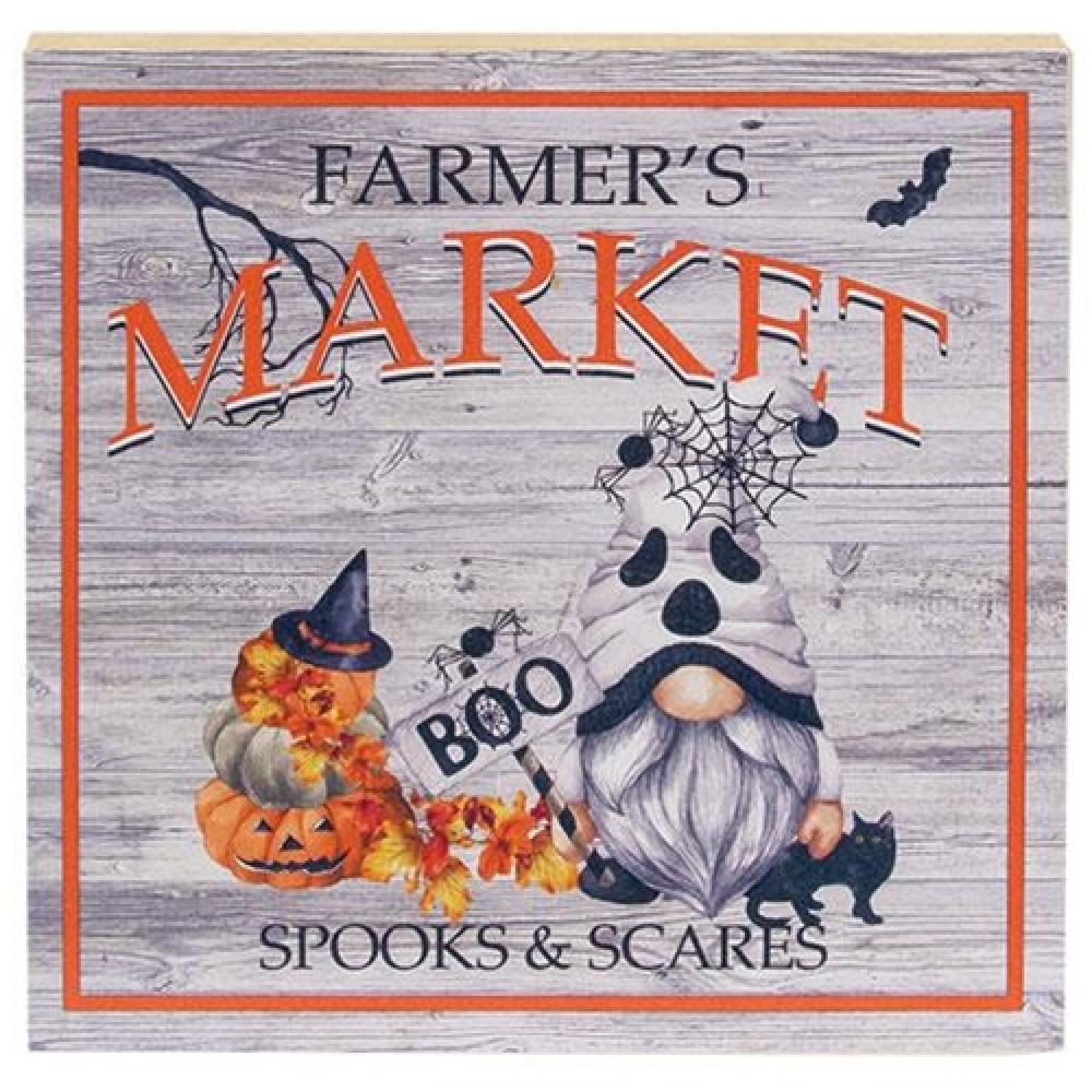 Farmhouse Style Wooden Block Gnome Decor - Perfect for Fall Harvest, Christmas, and Home Decor