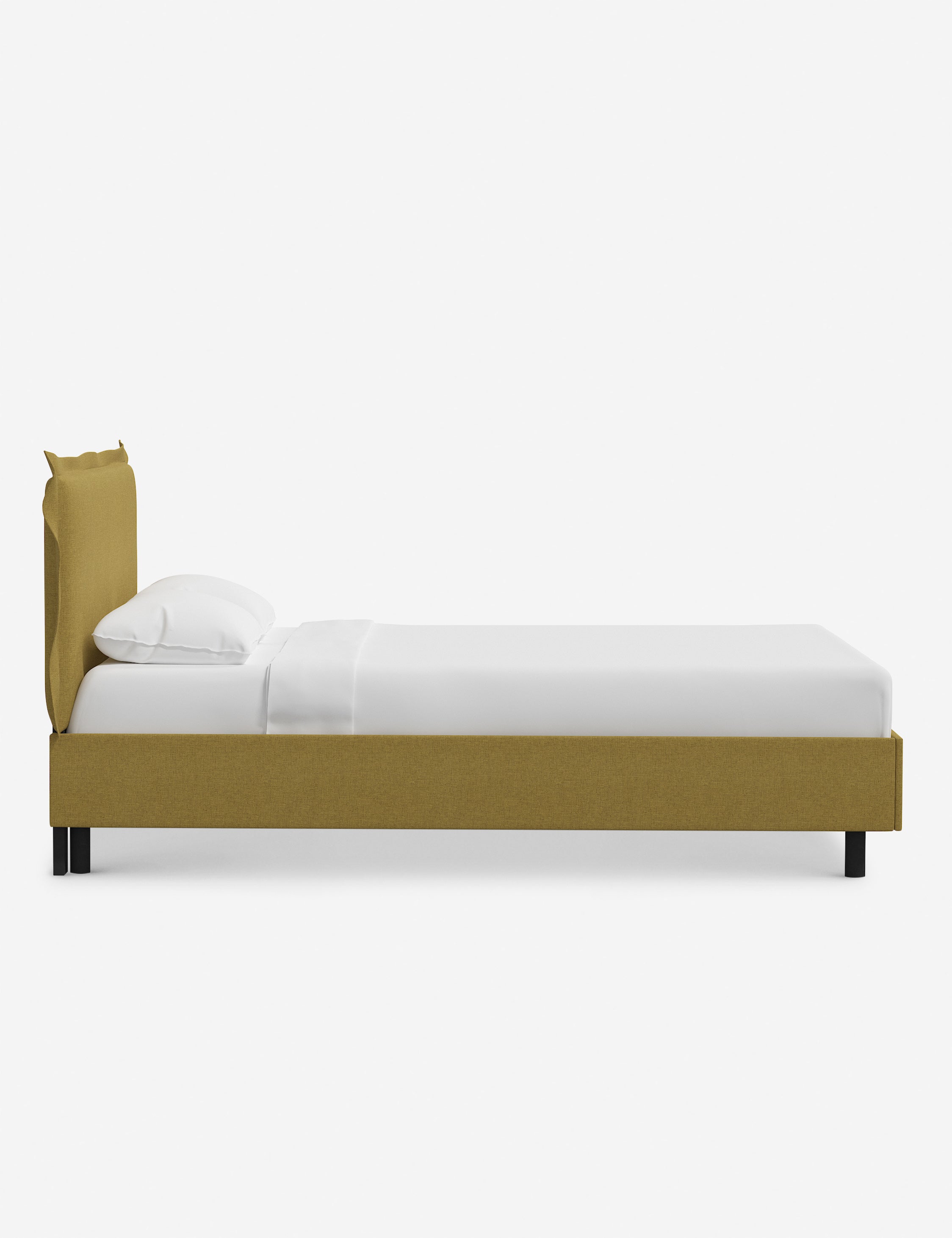 Elara Modern Platform Bed Frame - Queen Size, Sturdy Wooden Slat Support, Minimalist Design for Bedroom - Perfect for Small Spaces, Apartments & Guest Rooms