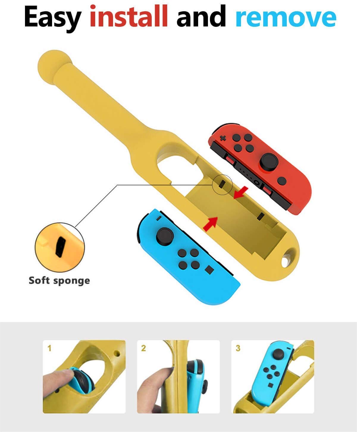 Nintendo Switch Joy-Con Drumsticks - Twin Pack for Taiko no Tatsujin Drum Games - Perfect for Rhythm Gaming and Party Fun