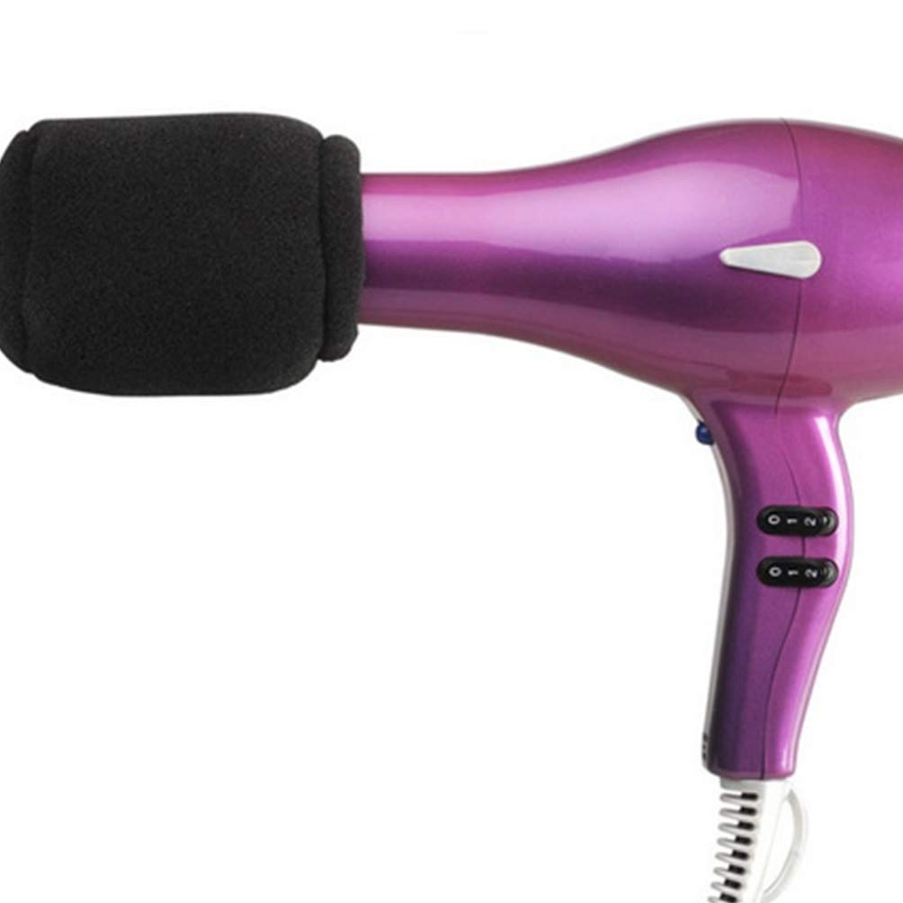 Beaupretty Foldable Universal Hair Dryer Diffuser - Black Sponge Attachment Cover Fits All Blow Dryers | Travel-Friendly Design for Salon-Quality Styling at Home or On The Go