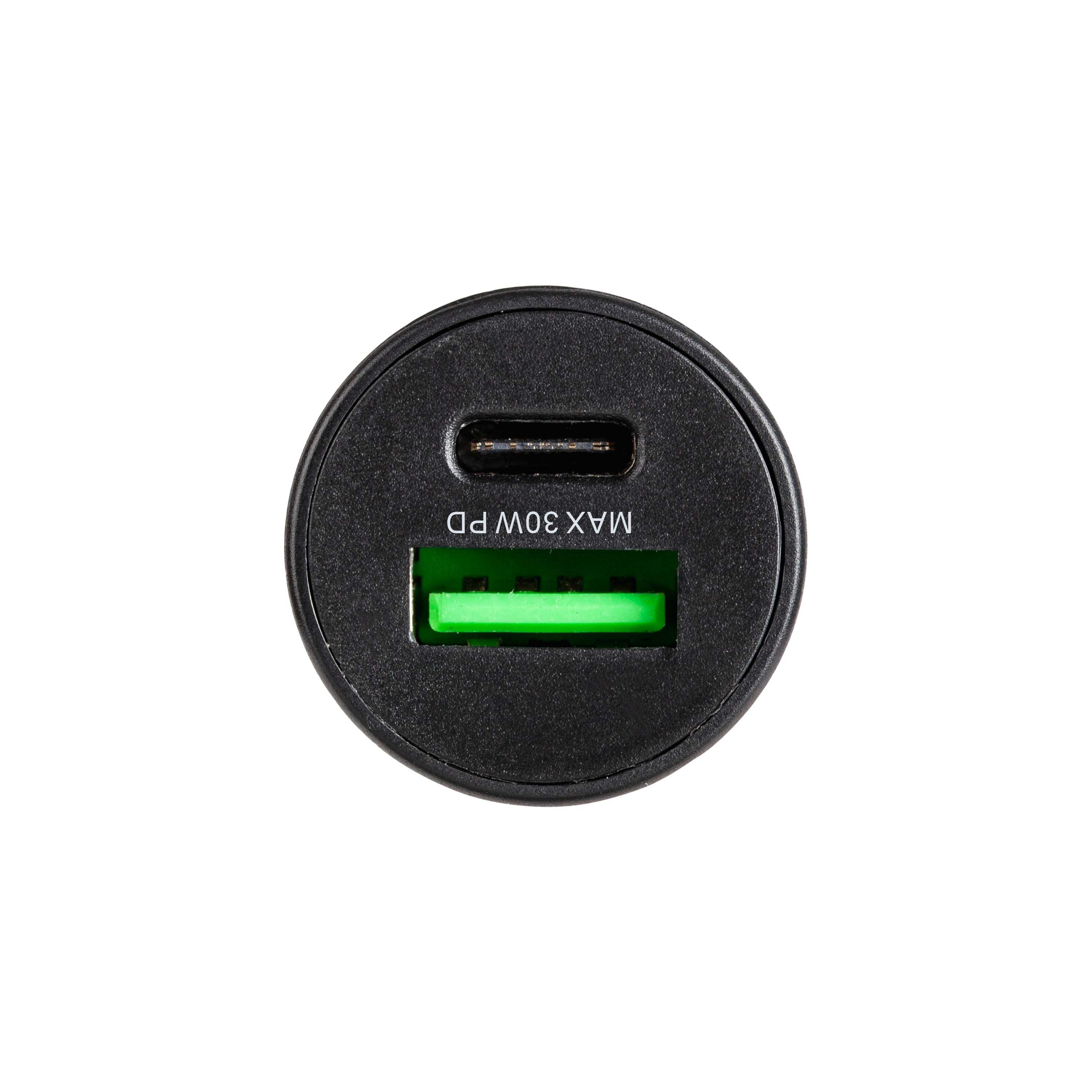 3sixT 30W Dual Port Car Charger with USB-C & USB-A - Fast Charging for iPhone, Samsung, Android Phones & Tablets While Driving