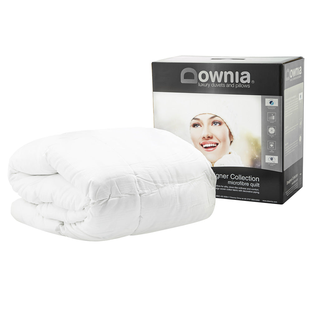 Luxury Microfiber Quilt Set - Super King Size | Ultra Soft & Breathable Bedding for All Seasons | Perfect for Master Bedroom, Guest Room, or Hotel Use