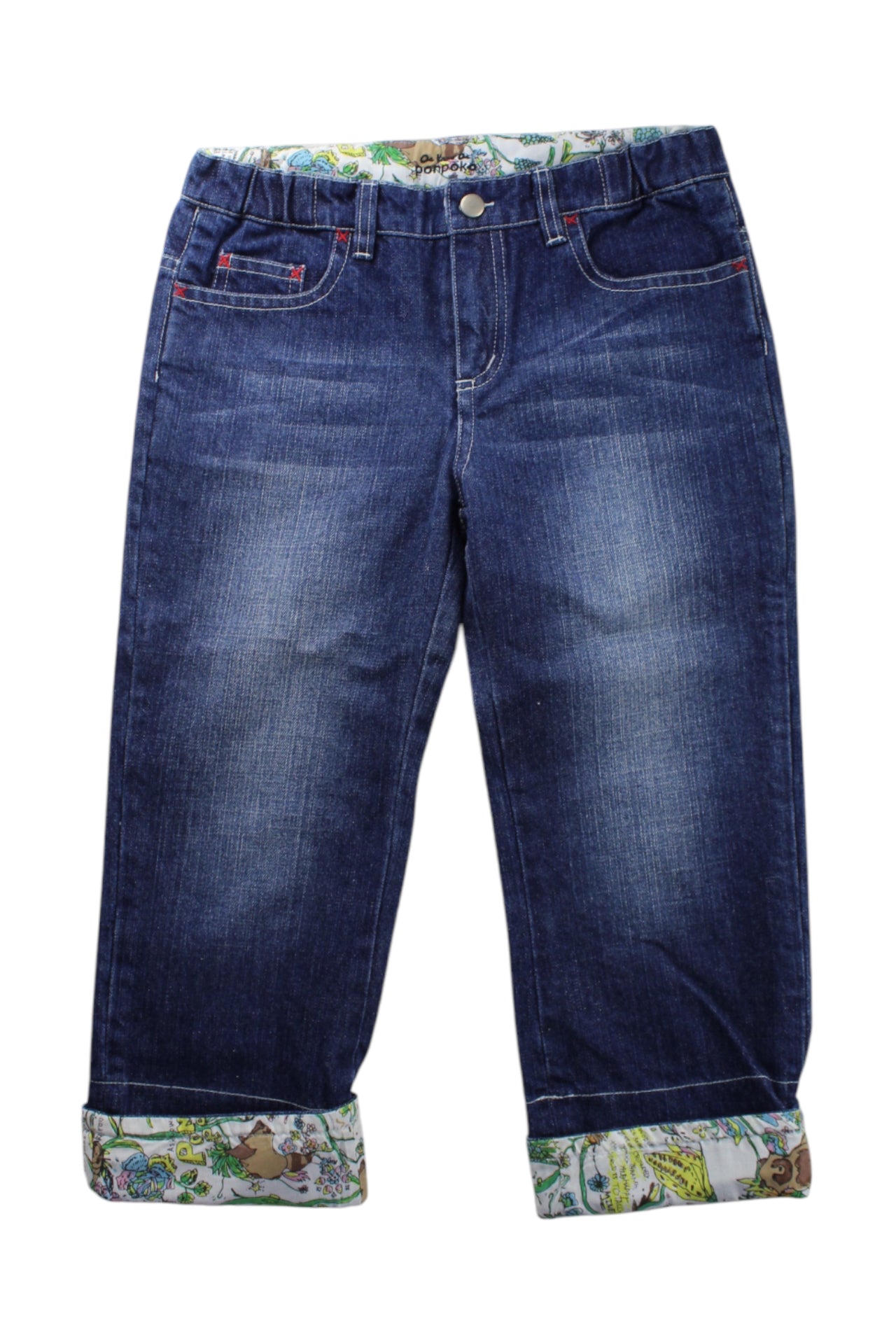 Ponpoko Jeans for Women - High Waist Stretch Denim Pants | Comfortable & Stylish for Casual Wear, Office, and Night Out