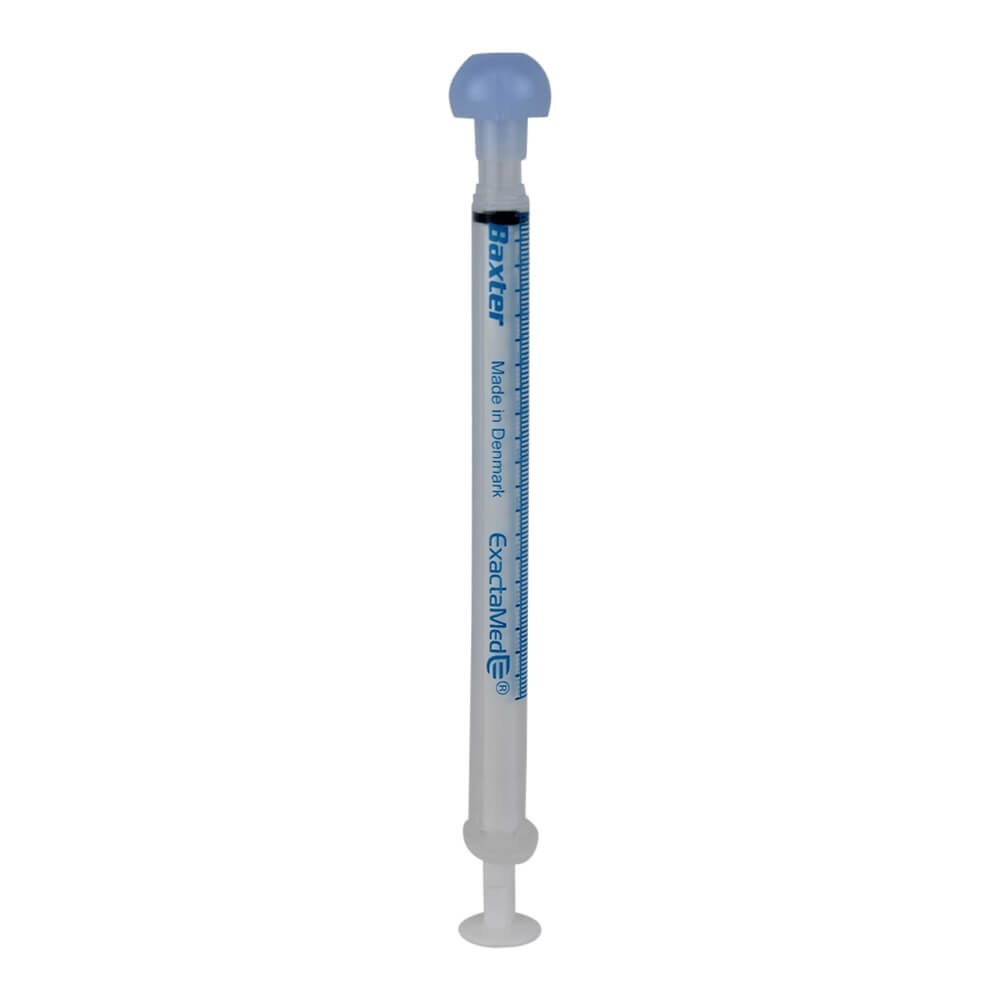 Baxter Oral Syringe with Full Plunger - Clear Medical Syringe for Liquid Medication, Feeding & Baby Care - Perfect for Infants, Elderly & Pet Medicine Administration