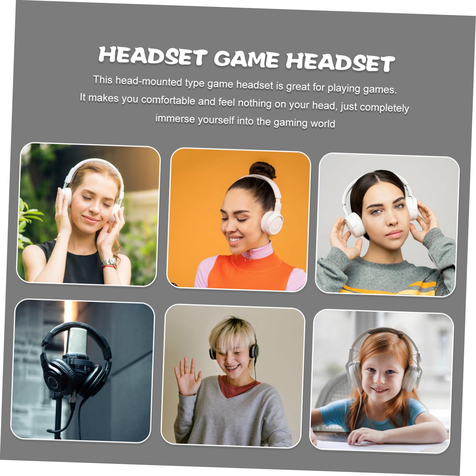 VILLFUL I3000 Gaming Headset with Microphone - Wired Over-Ear Esports Headphones with RGB Lighting, Noise Cancelling & Memory Foam Ear Cushions for PC, PS5, Xbox - Perfect for Competitive Gaming & Long Sessions