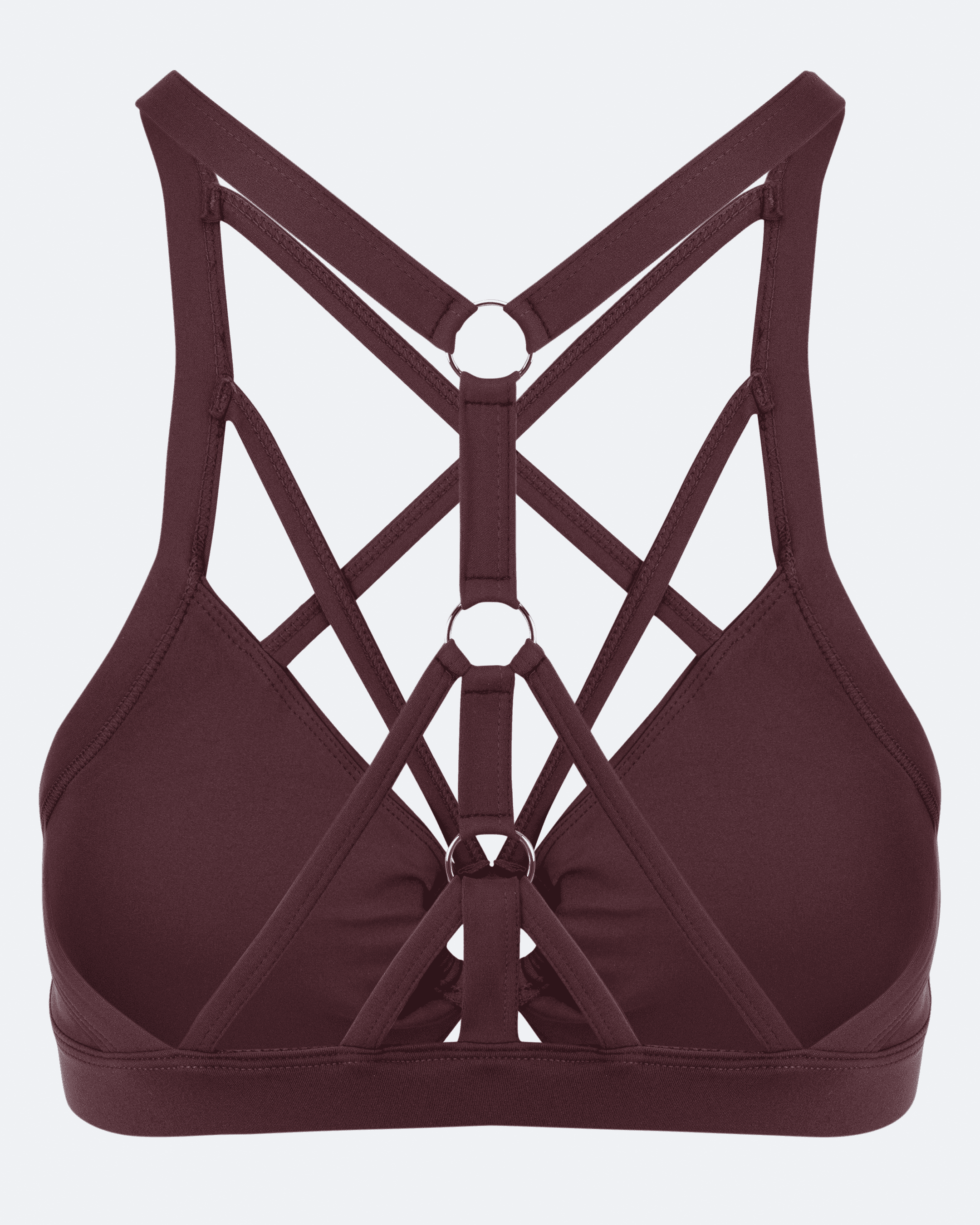 Burgundy Criss Cross Front Top for Women - Elegant V-Neck Blouse for Casual & Party Wear | Perfect for Date Night, Office & Evening Outfits