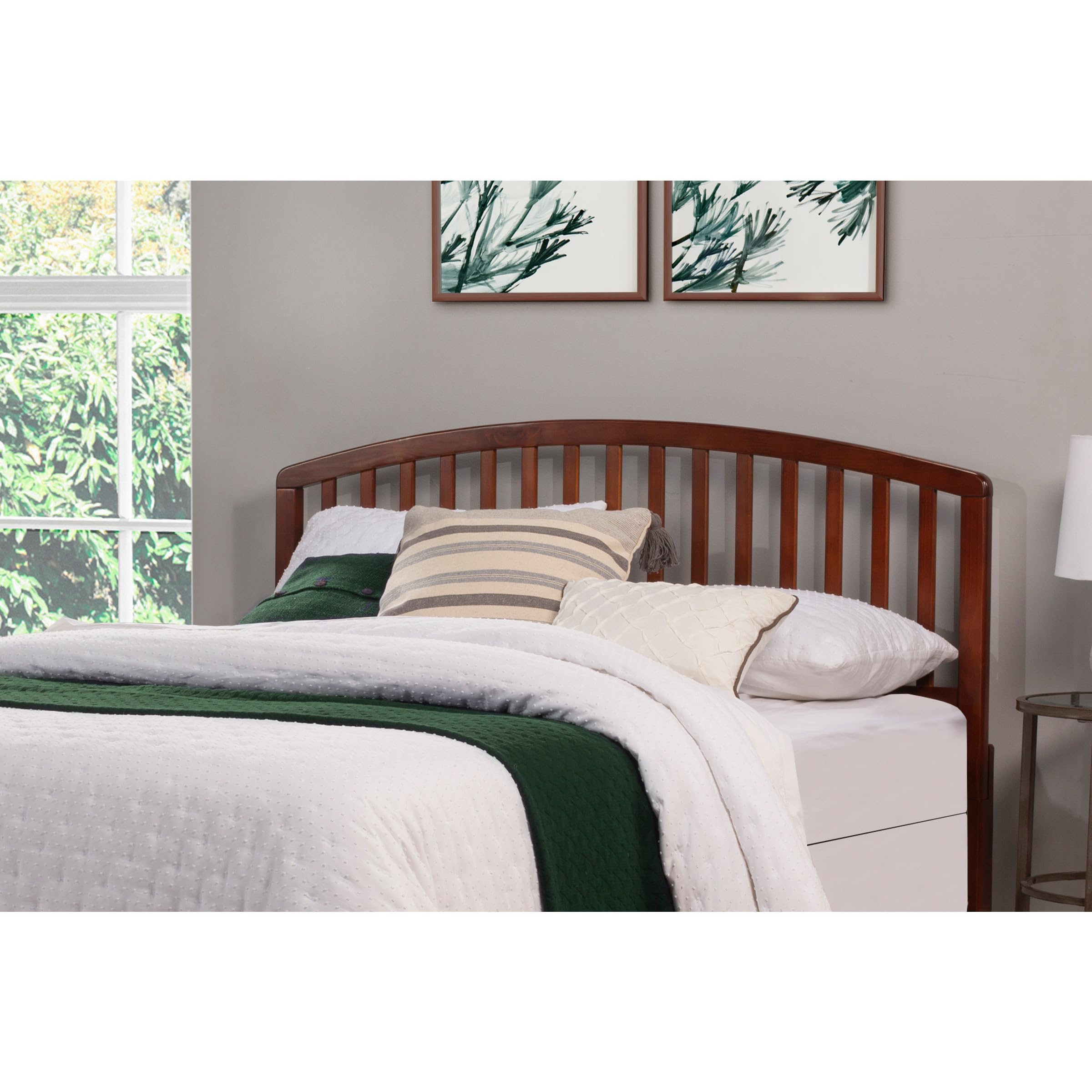 Hillsdale Carolina Full/Queen Headboard in Cherry Finish - Elegant Bedroom Decor for Master or Guest Room