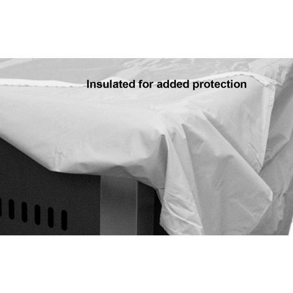 Hiland Hexagon Heavy Duty Waterproof Propane Fire Pit Cover - Outdoor Patio, Backyard, Camping Protection for All Weather Conditions
