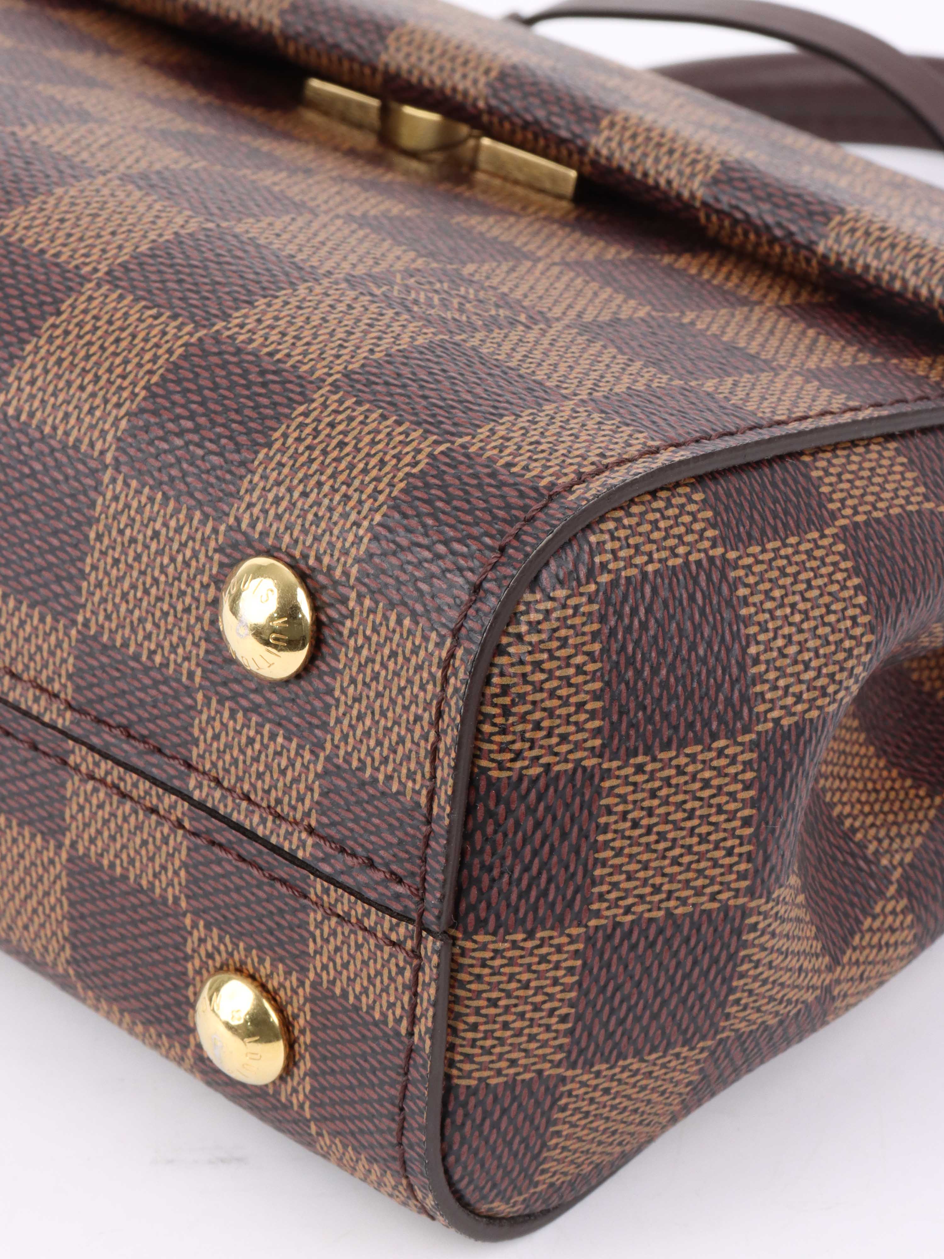 Louis Vuitton Damier Ebene Mini Cluny Crossbody Bag - Luxury Leather Handbag for Women, Perfect for Everyday Use & Special Occasions