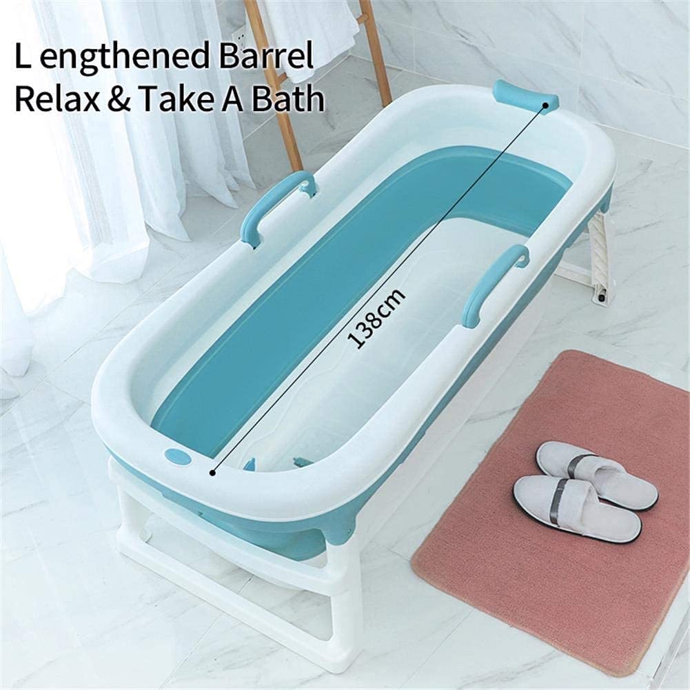 Foldable Bathtub for Adults - Portable Soaking Tub with Lid, Quick Folding Design for Spa Relaxation at Home | Perfect for Small Bathrooms, Apartments & Outdoor Use