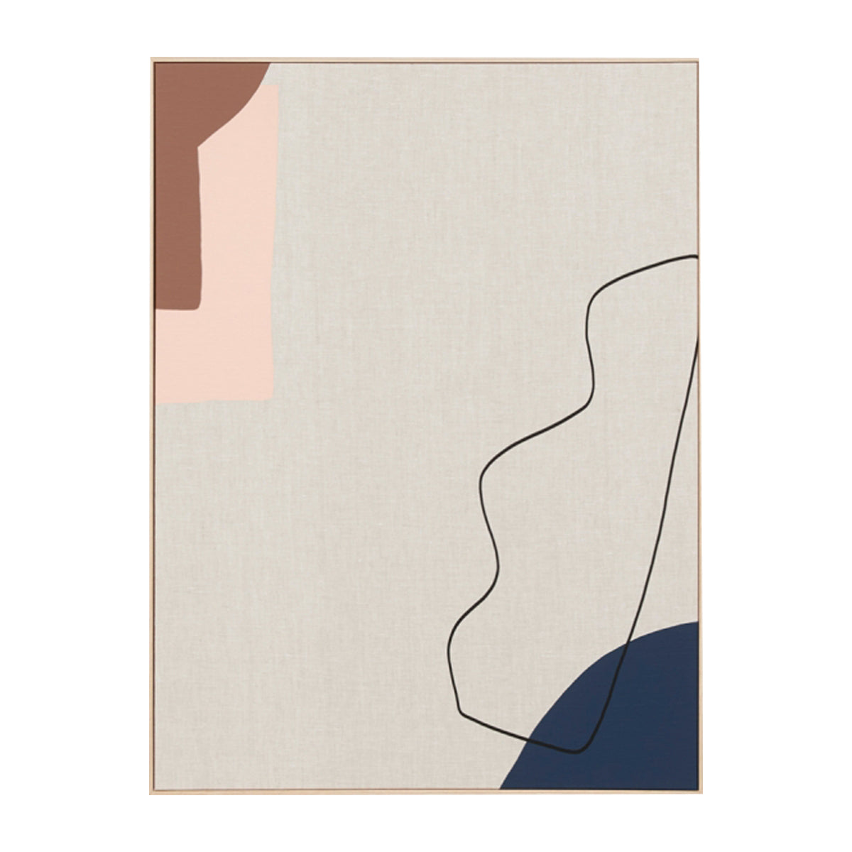 Arles 2 Framed Screenprint - Premium Wall Art Decor for Living Room, Bedroom & Office - Modern Abstract Artwork for Home & Office Decoration