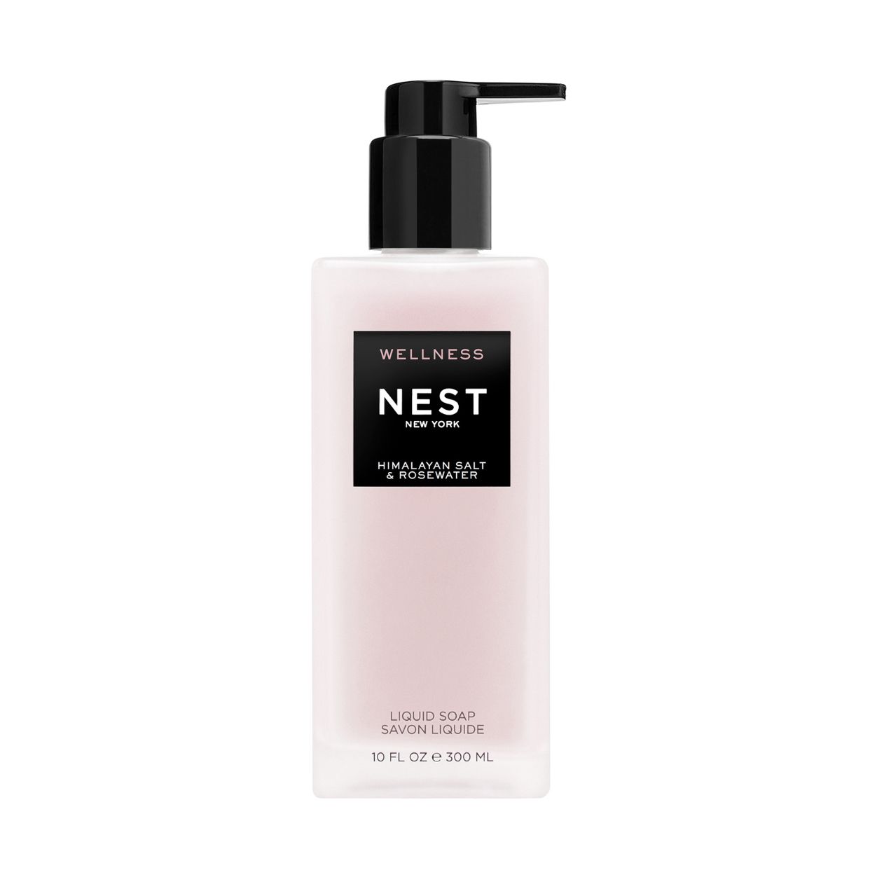 Himalayan Salt & Rosewater Liquid Soap - Natural Hand Wash for Dry Skin - Hydrating & Gentle Cleanser for Face & Body - Perfect for Daily Use at Home, Spa, or Travel