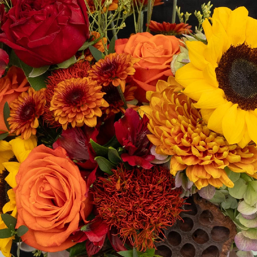 Autumn Dream Flower Centerpiece - Elegant Fall Floral Arrangement for Weddings, Home Decor, and Table Centerpieces | Perfect for Thanksgiving, Halloween, and Seasonal Decorations