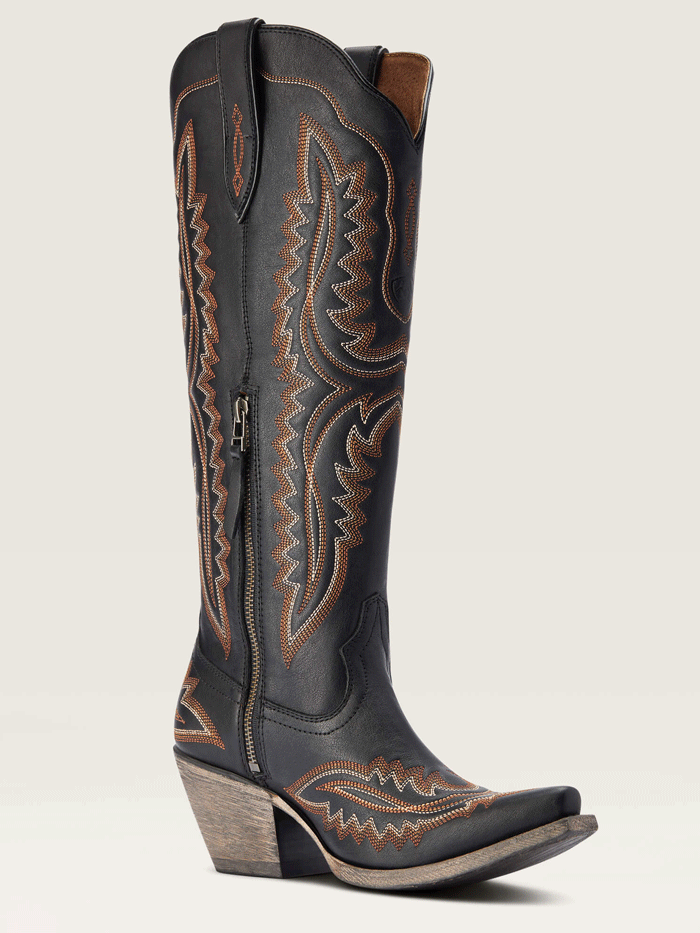 Ariat 10042447 Women's Casanova Western Boots - Brooklyn Black - Perfect for Country Dancing, Rodeos & Western Fashion
