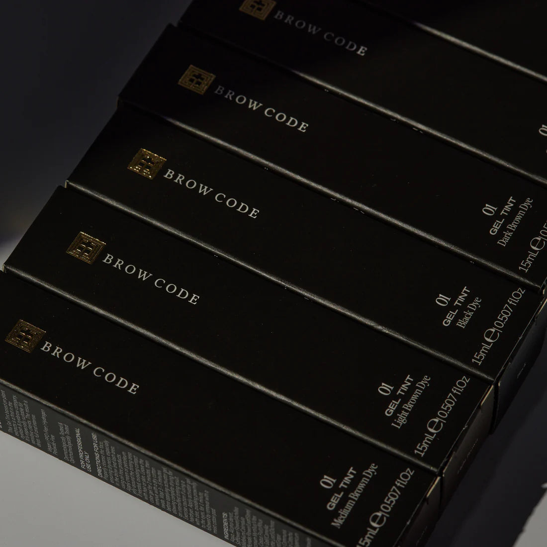 Browcode Eyebrow Tint Gel - Medium Brown (15ml) | Long-Lasting Waterproof Formula for Perfect Brows | Ideal for Daily Use, Salon & Professional Makeup