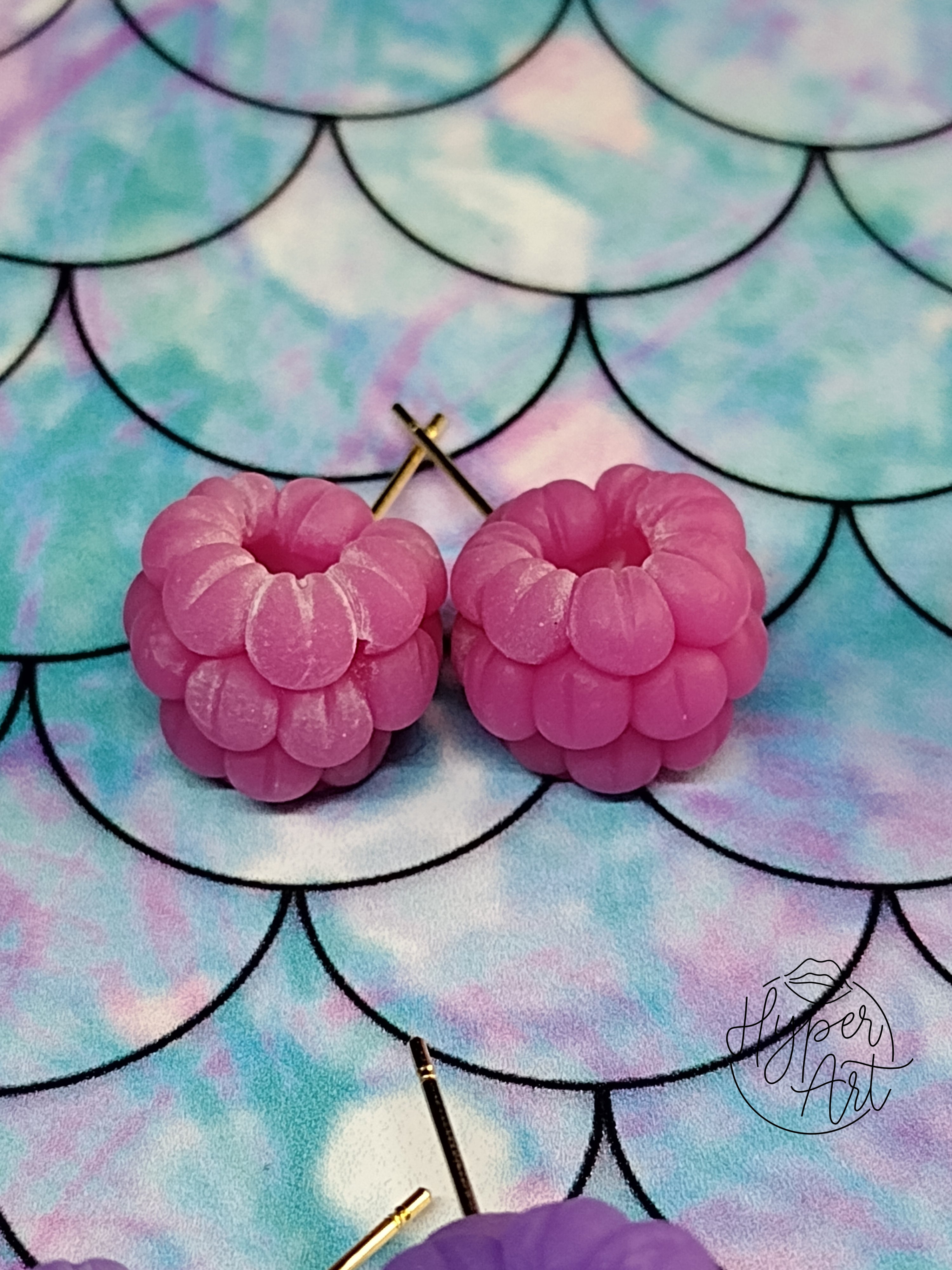 Trendy Raspberry Stud Earrings for Women - Hypoallergenic Stainless Steel Earrings for Sensitive Ears | Perfect for Everyday Wear, Parties & Gifts