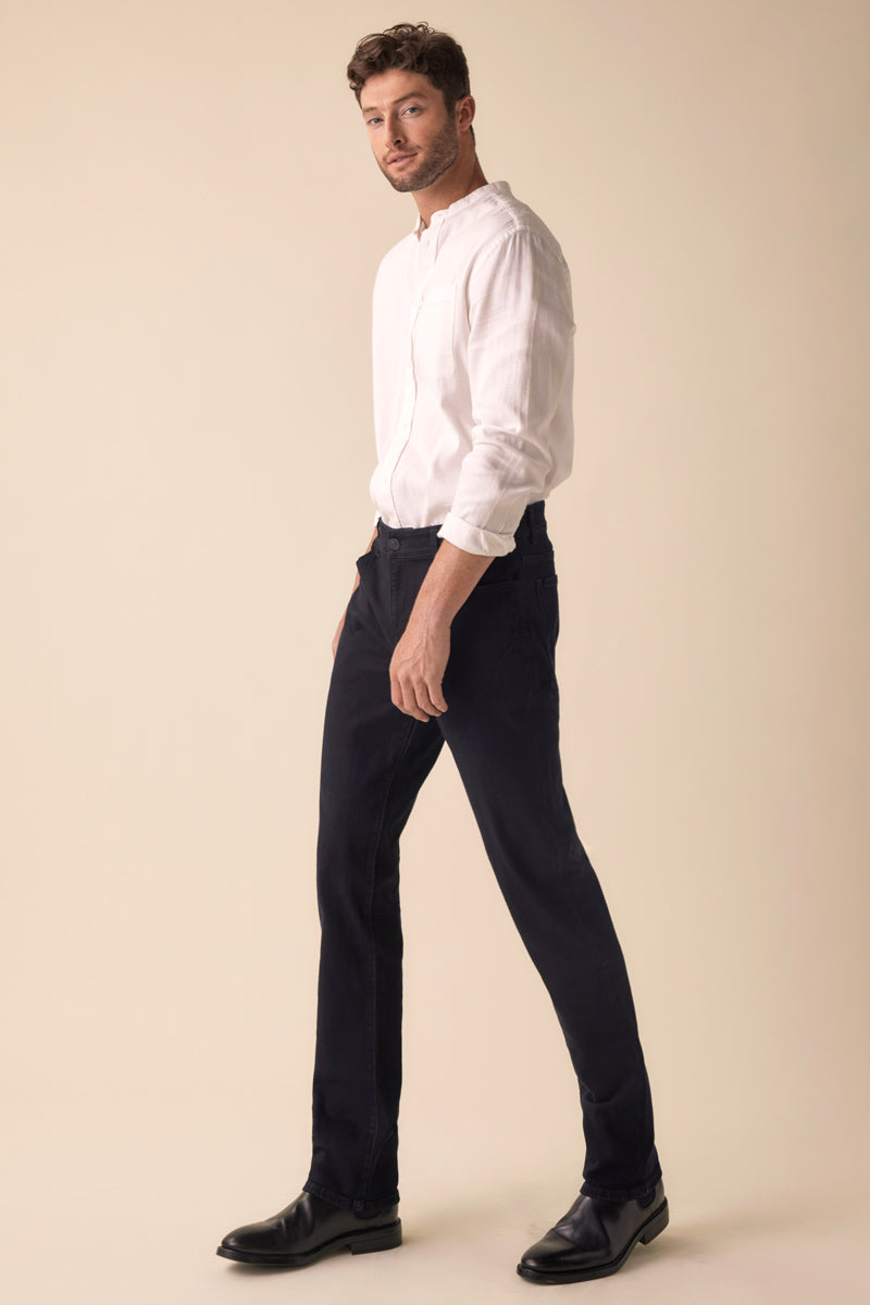Tom Black Straight Fit Jeans for Men - Classic Slim Denim Pants for Casual Wear & Everyday Style