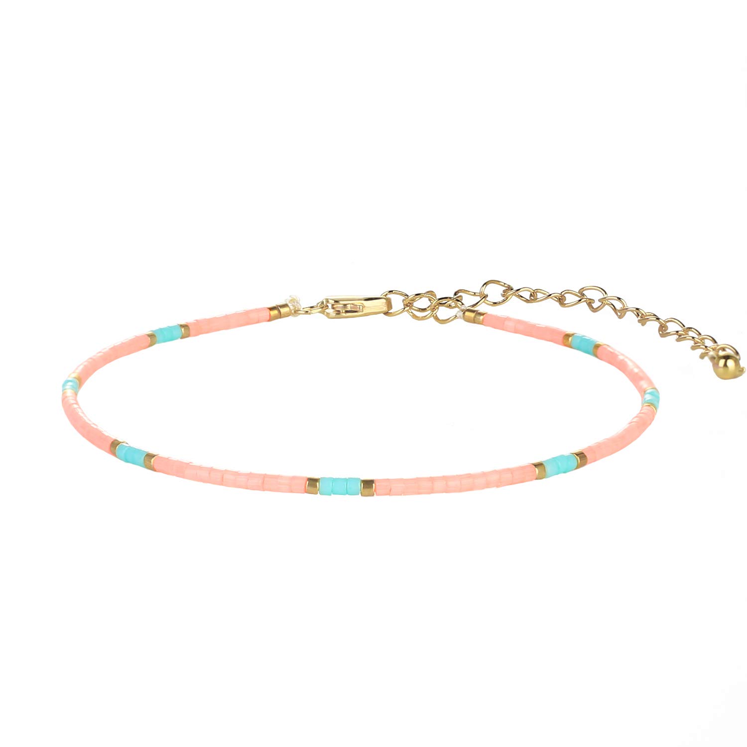 KANYEE Fashion Charm Bracelets for Women & Teens - Handwoven Beaded Adjustable Wristband, Handmade Knot Cuff Bracelet | Perfect for Daily Wear, Gifts & Boho Style Accessories