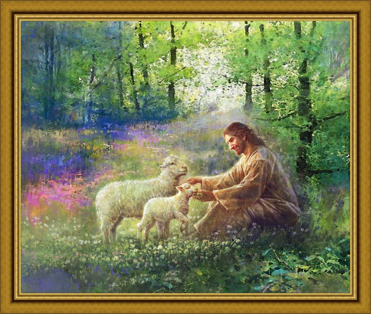 Bring Me The Little Ones Large Wall Art - Stunning Nursery Decor for Baby Rooms & Kids Bedrooms - Perfect for Nursery, Playroom & Children's Spaces