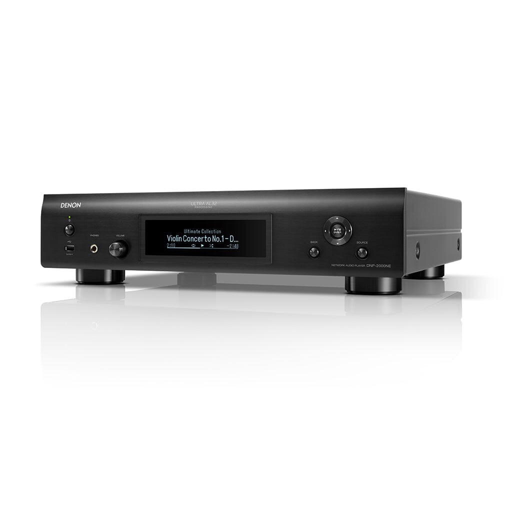 Denon DNP-2000NE Hi-Res Network Audio Streamer & Preamplifier - Wireless Music Streaming for Home Theater & Audiophile Systems
