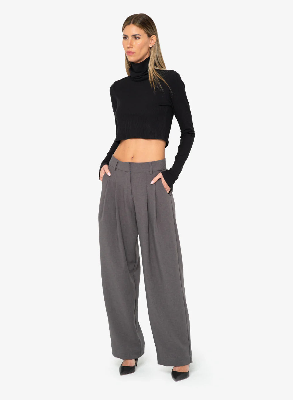 Brooklyn Trousers for Men - Premium Slate Gray Casual Pants - Perfect for Office Wear, Business Casual & Everyday Comfort