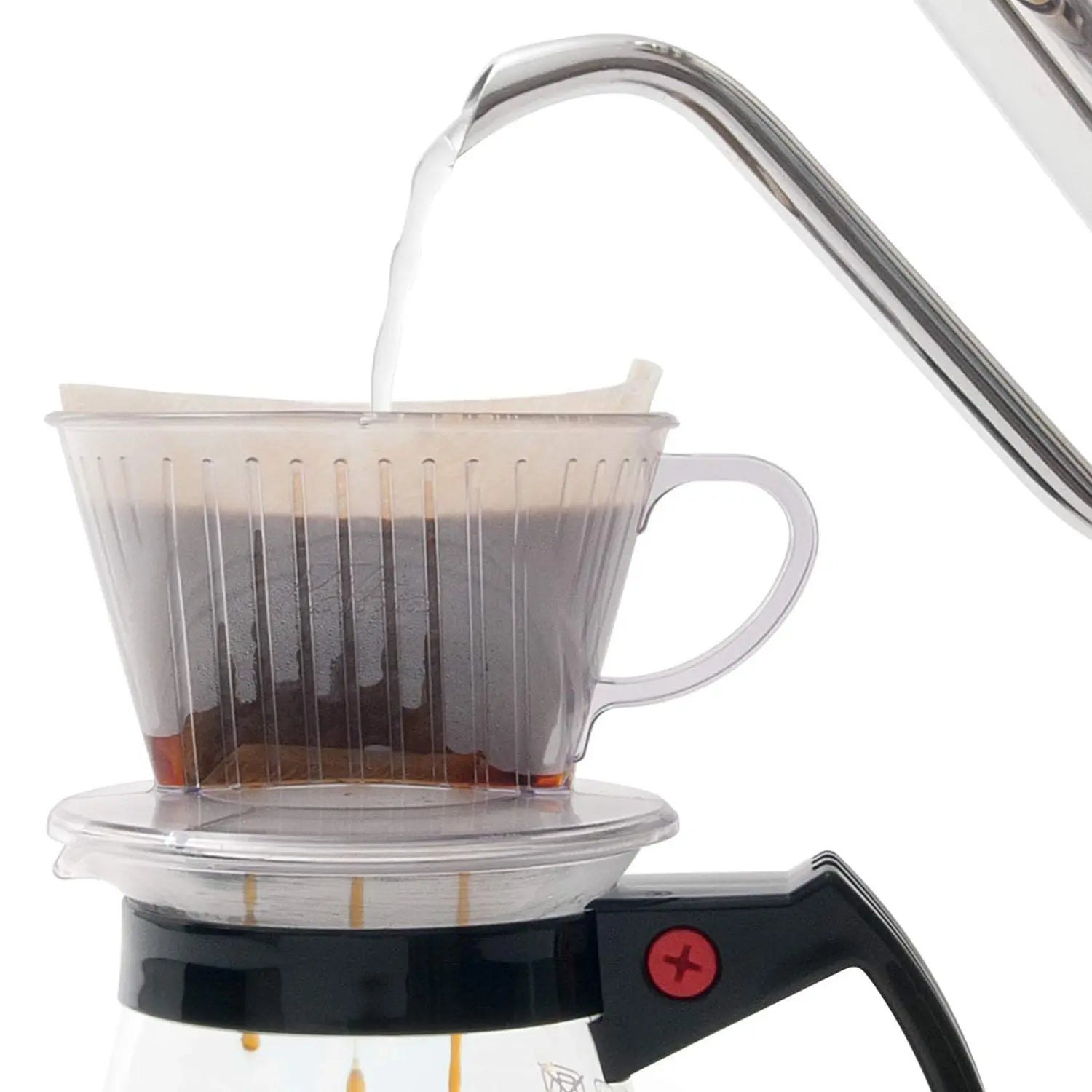 Kalita Polycarbonate Coffee Dripper - Durable Pour Over Coffee Maker for Home & Office Brewing - Perfect for Specialty Coffee Lovers & Baristas