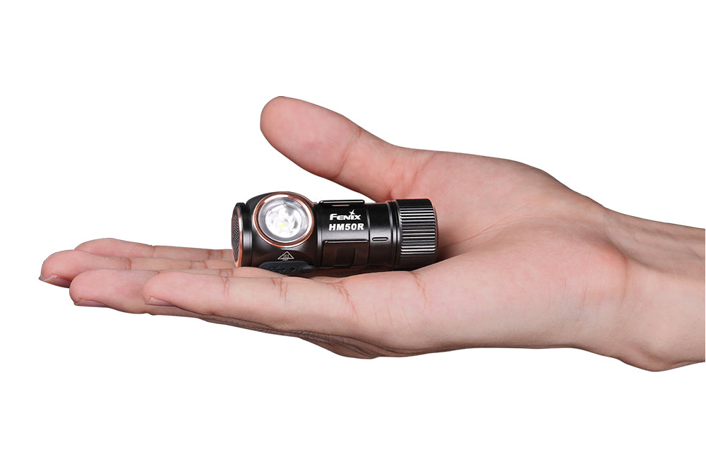 Fenix HM50R V2.0 Rechargeable LED Headlamp - 700 Lumens Bright Light, IP68 Waterproof, Lightweight Headlight for Camping, Hiking, Running & Outdoor Adventures