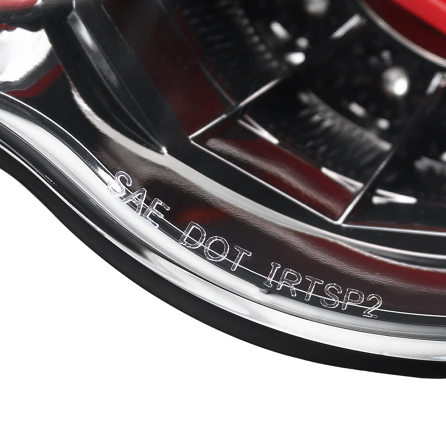 Spec-D Tuning Jet Black Housing Red Sequential LED Tail Lights - Compatible with 2013-2016 Scion FR-S & Subaru BRZ - Left & Right Pair Assembly - Upgrade Your Car's Style & Visibility for Night Driving