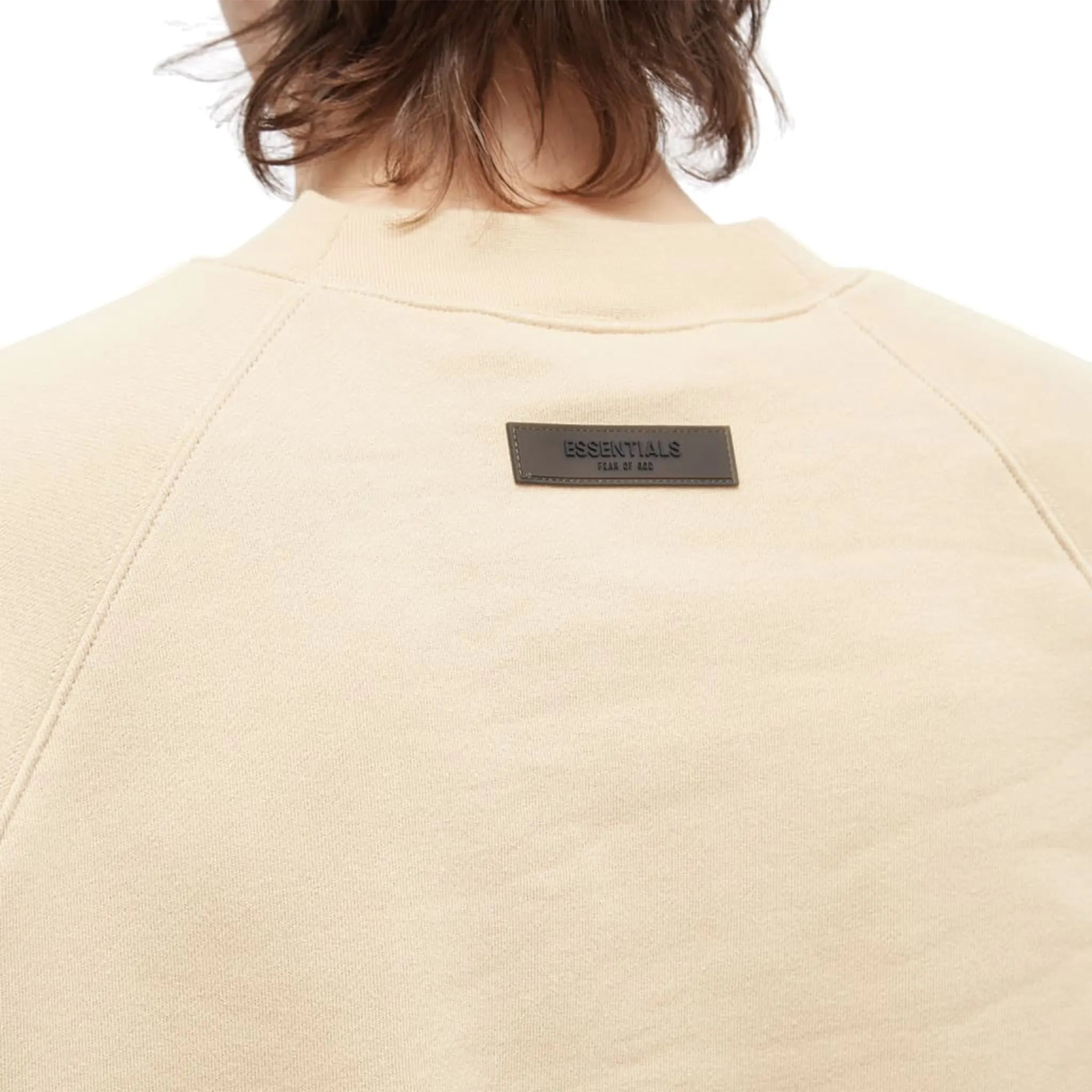 Fear Of God Essentials Sand Sweatshirt (SS23) - Oversized Fit Hoodie for Men | Streetwear Fashion | Perfect for Casual Wear & Gym Outfits