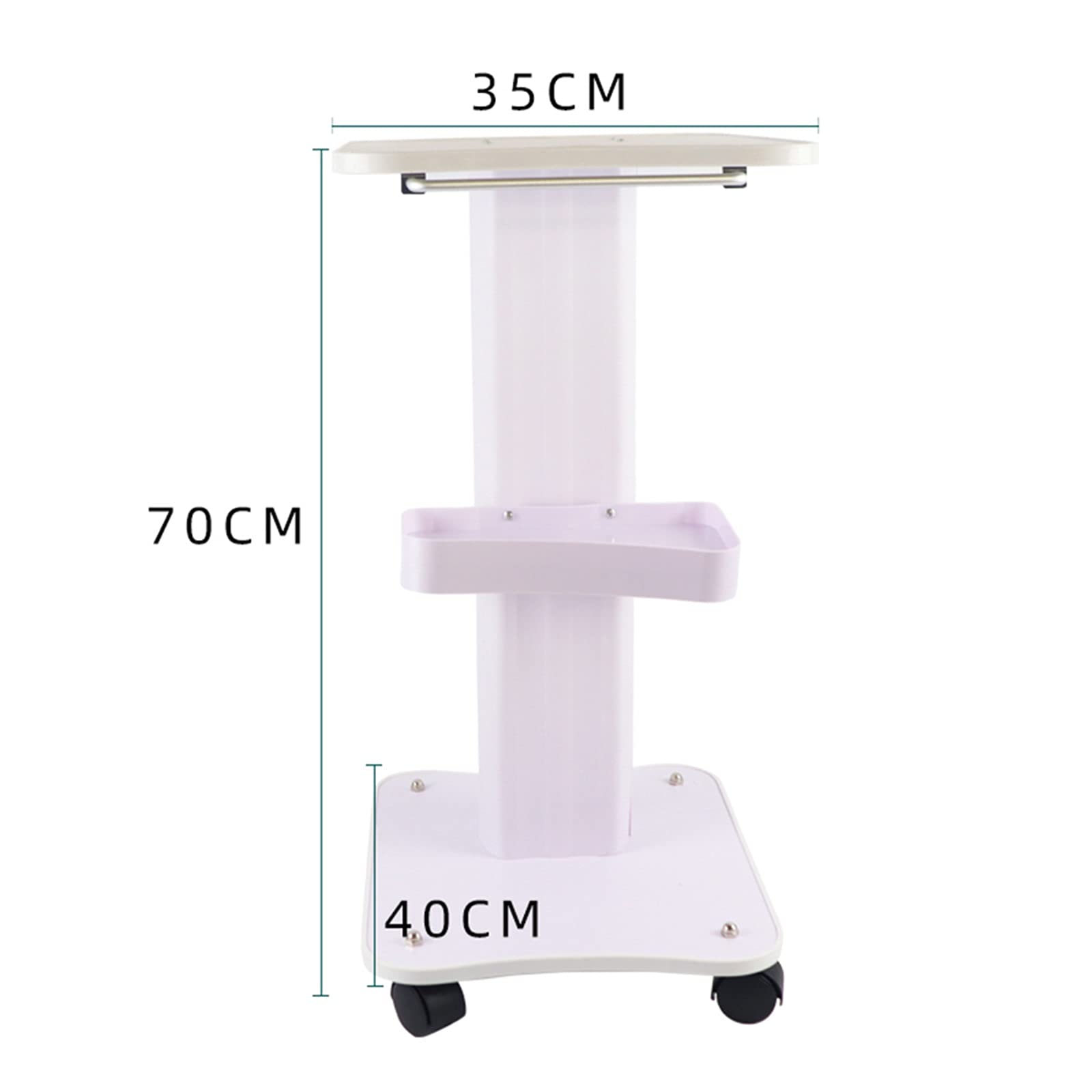 Professional Salon Trolley Cart with Wheels - Mobile Beauty Spa Hair Salon Storage Stand for Styling Tools & Equipment | Perfect for Salon, Spa & Home Use