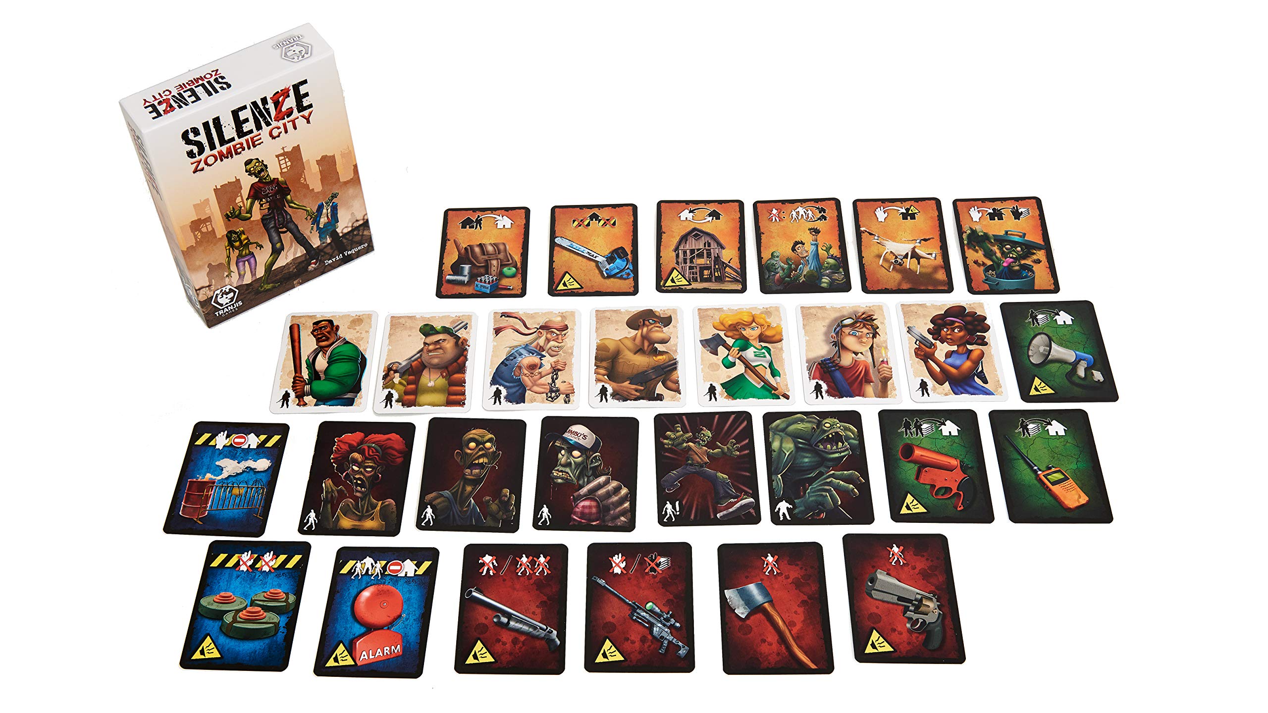 Tranjis Games SilenZe Zombie City Board Game (TRG-018zom) - Horror Survival Adventure