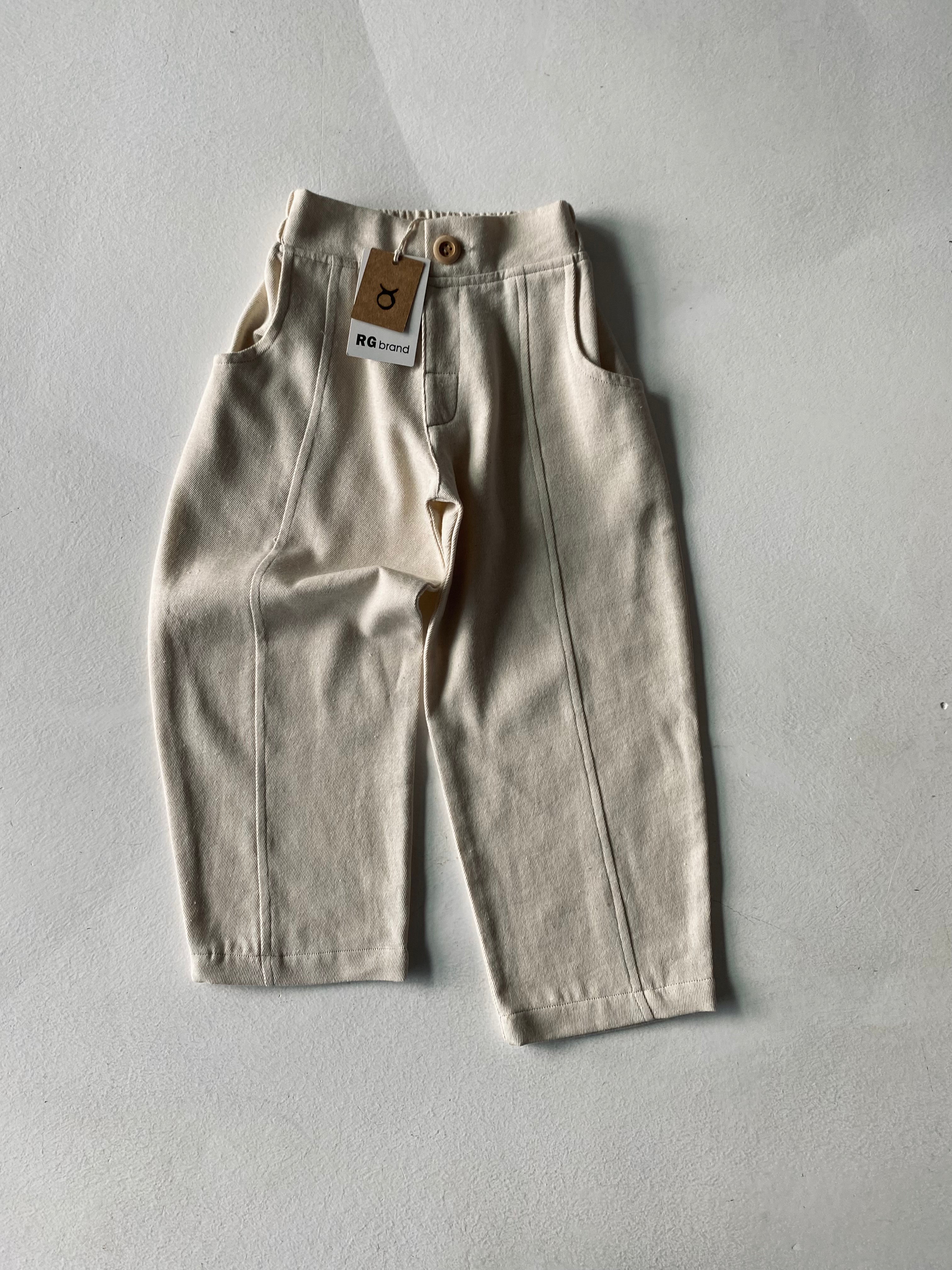 Boys' Linen Loose Fit Pants for Kids Age 3-9 | Comfortable Summer Playwear for Outdoor Activities & Casual Wear