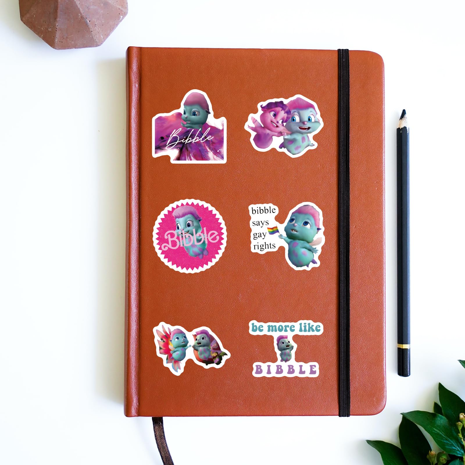 61Pcs Aesthetic Cartoon Stickers Pack - Waterproof Vinyl Decals for Water Bottles, Laptops, Phones, Skateboards | Halloween Decorations, Journaling Supplies, Cute Gifts for Kids, Teens & Adults - Perfect for DIY Crafts, School Projects & Party Favors