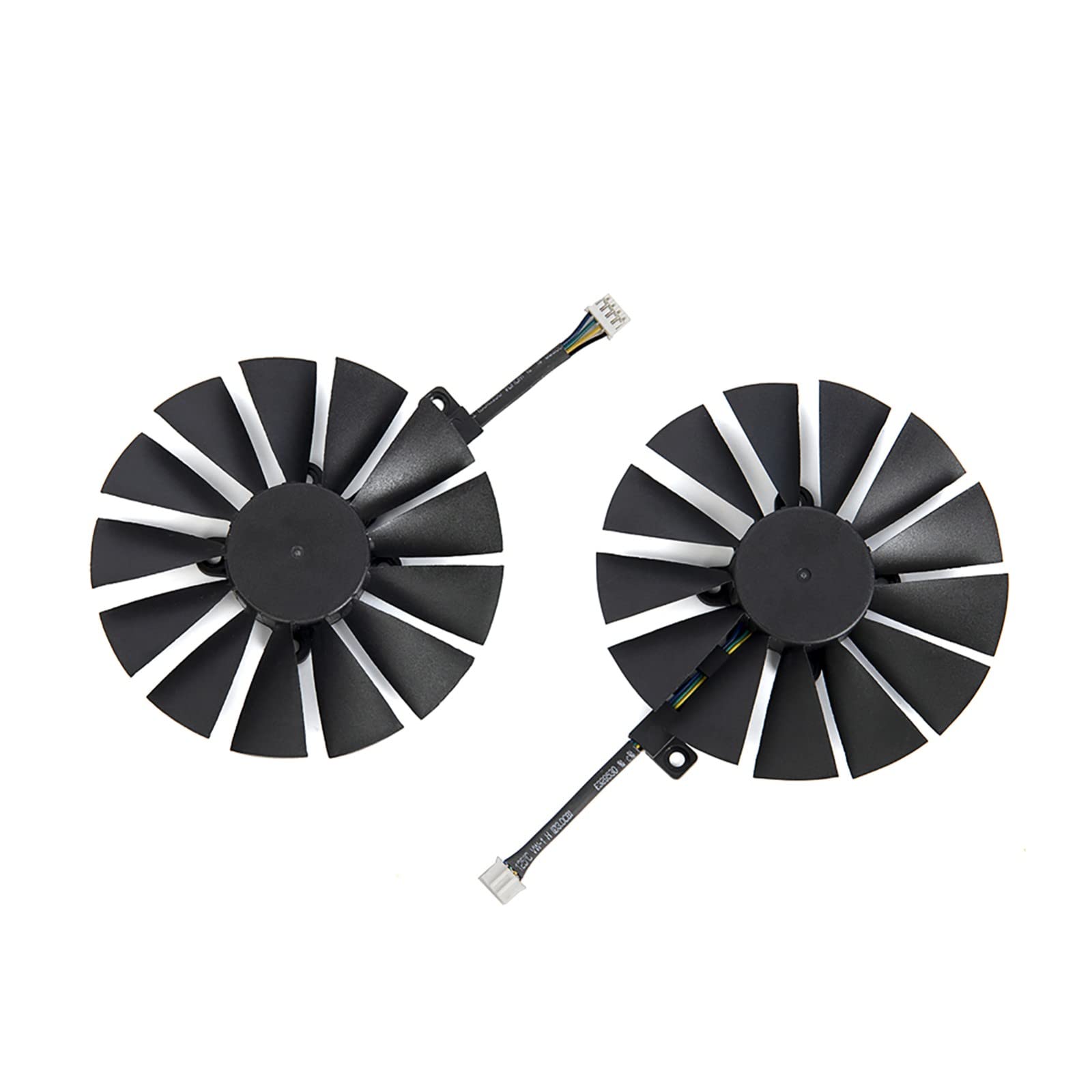 95mm T129215SM GPU Cooling Fan - Compatible with ASUS STRIX RX 470/570/580, GTX 980/1050Ti/1070Ti/1080Ti - High Performance Graphics Card Fan for PC Gaming & Mining Rigs - Perfect for Overclocking & Extended Gaming Sessions (1PC, Black)