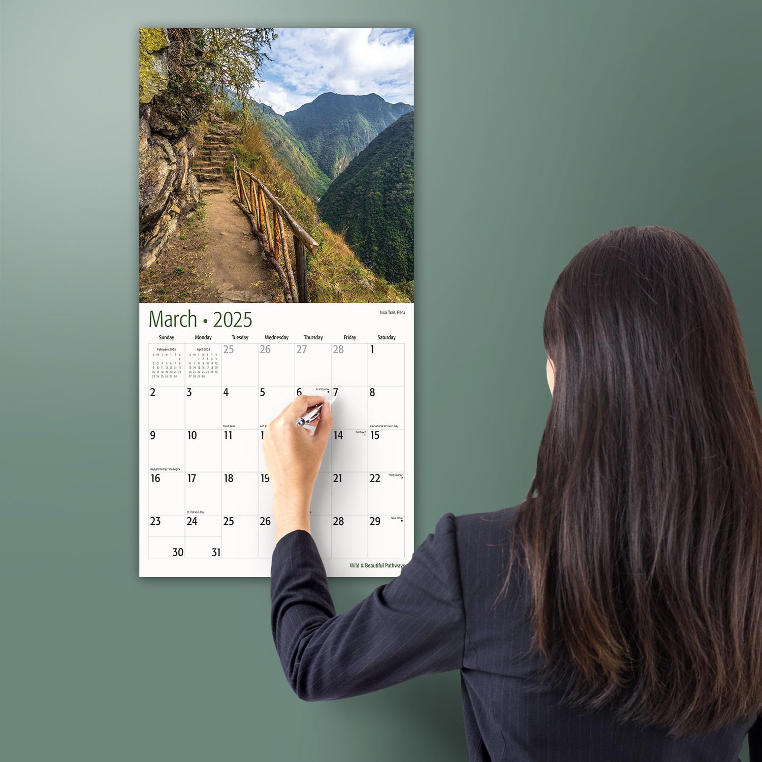 MICASA PRESS - Wild & Beautiful Pathways 2025 Wall Calendar | 12