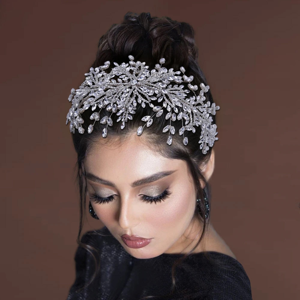 Sparkling Crystal Wedding Headbands & Bridal Tiaras – Elegant Headdress for Bride, Bridesmaids, Flower Girls | Perfect for Weddings, Prom, Pageants & Special Occasions