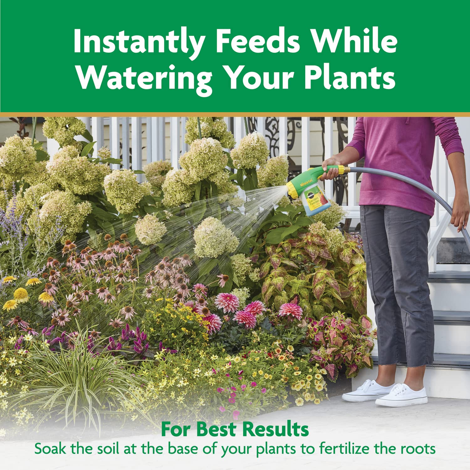 Miracle-Gro Water Soluble All Purpose Plant Food 5 lb - 24-8-16 NPK Fast-Acting Fertilizer for Indoor & Outdoor Plants - Perfect for Flowers, Vegetables, Lawns & Houseplants