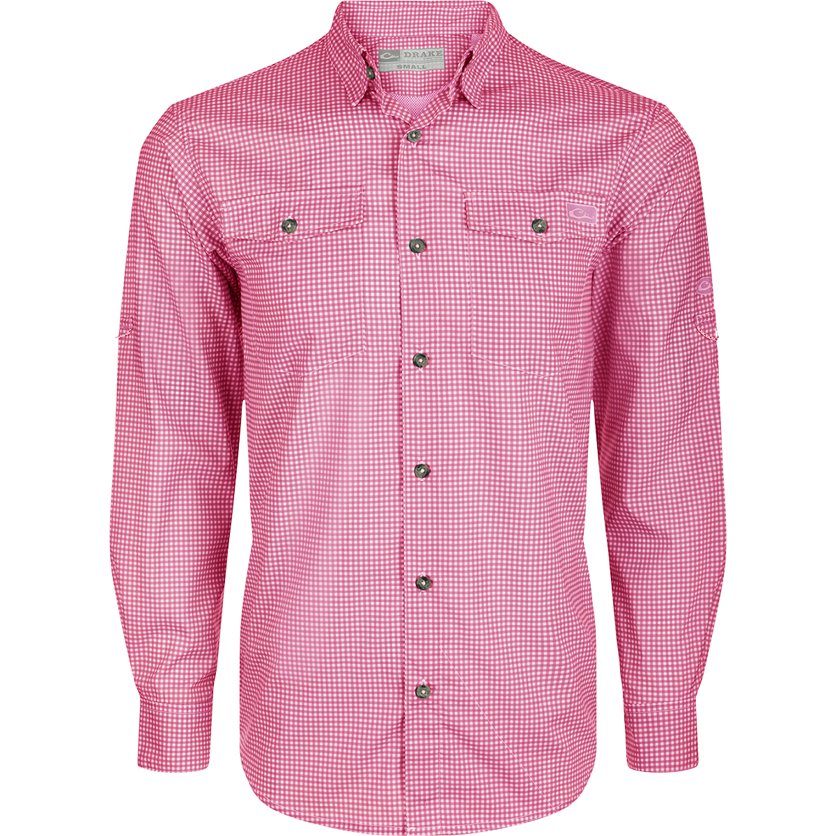 Men's Long Sleeve Gingham Check Shirt - Casual Button Down Oxford Shirt for Fraternity, College, and Everyday Wear