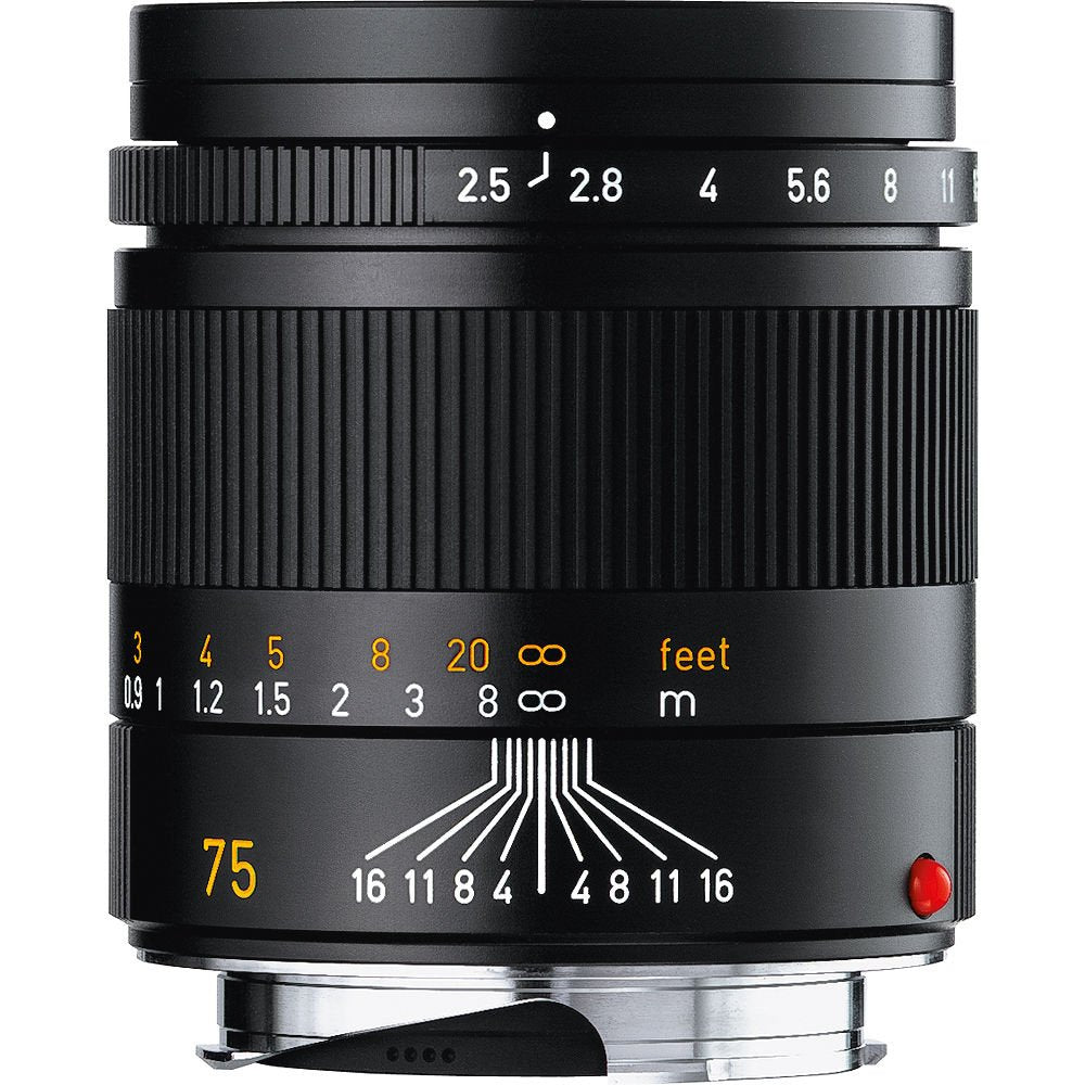 Leica SUMMARIT M 75mm f/2.5 (E46) Ultra Compact Short Telephoto Lens for Portrait & Street Photography - Perfect for M-Mount Cameras