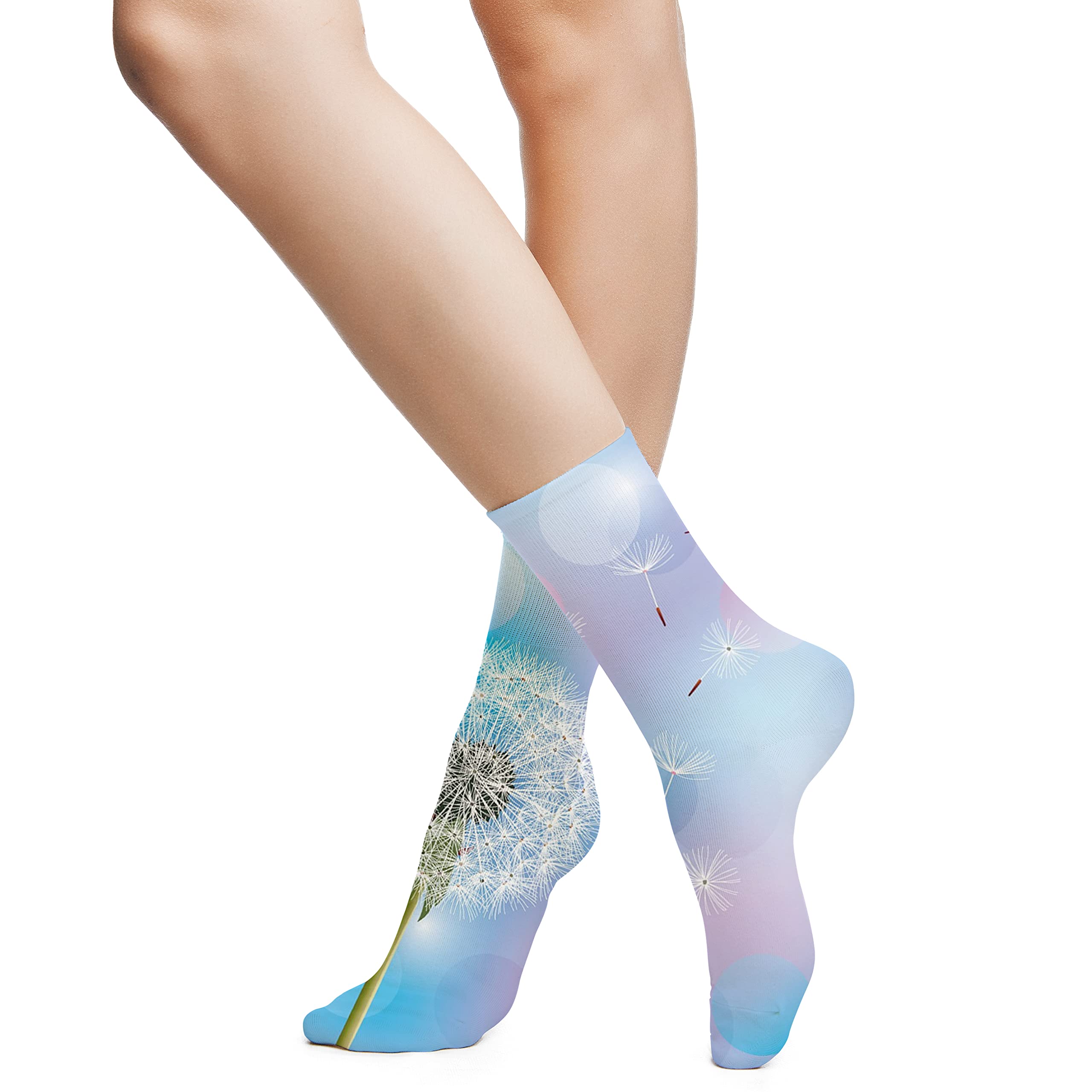 Best Compression Socks for Women & Men - Supportive Crew Socks for Running, Athletic Performance, Nursing & Travel - Ideal for Workouts, Long Shifts & Airplane Flights