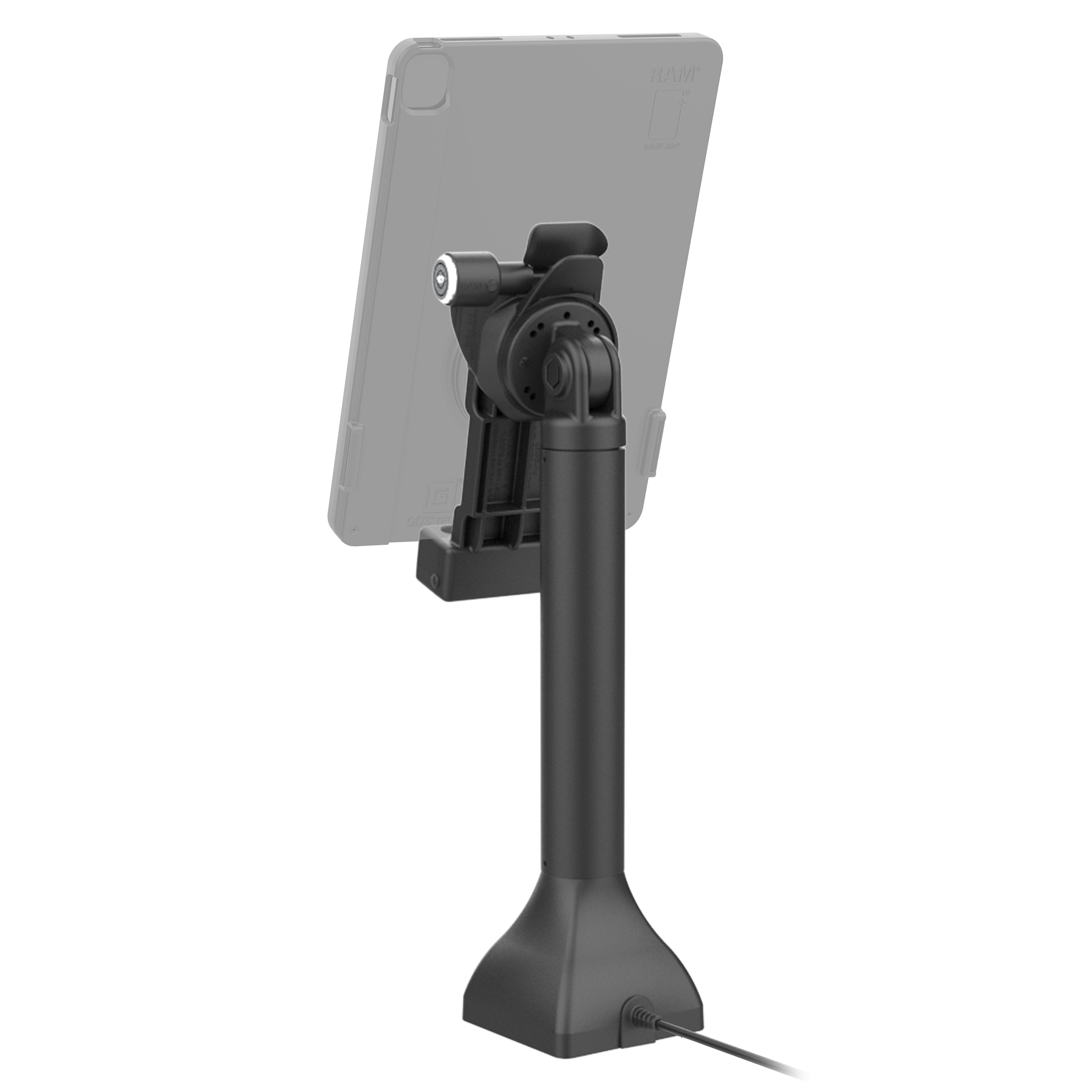 GDS® Uni Conn™ 14 Locking Pedestal Dock with USB C Port - RAM GDS DOCKLR D11 14 U1C - Perfect for Marine, RV & Truck Mounting Applications