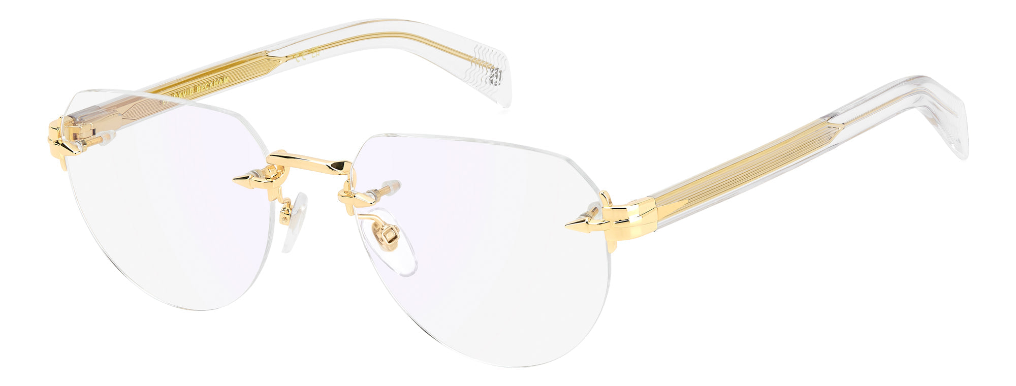 David Beckham DB7145 Sunglasses - Polarized UV Protection Aviator Style for Men & Women - Perfect for Driving, Travel & Outdoor Activities
