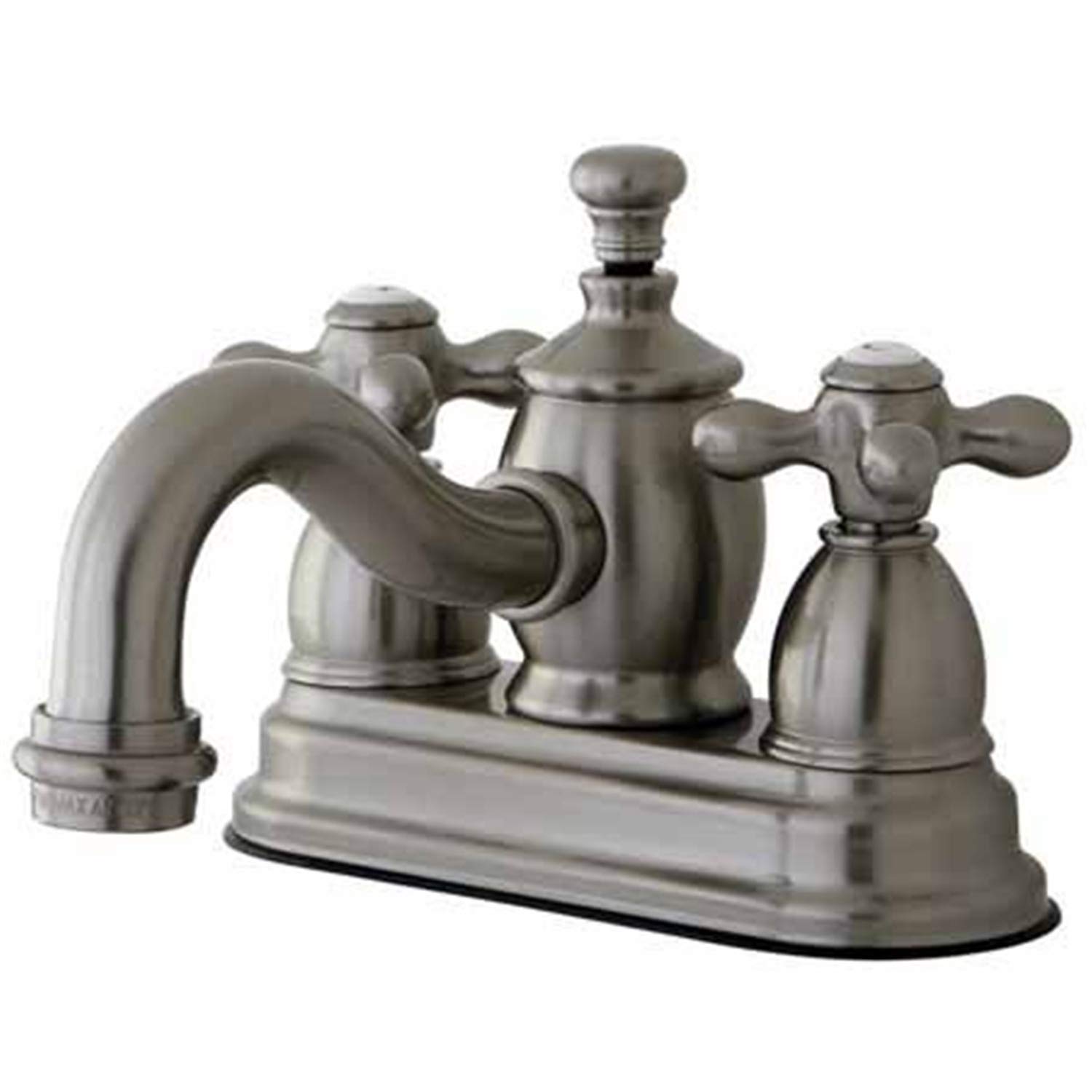 Brushed Nickel Bathroom Faucet - Modern Waterfall Lavatory Sink Faucet with High Arc Spout for Bathroom Vanity, Powder Room & Guest Bath Installation